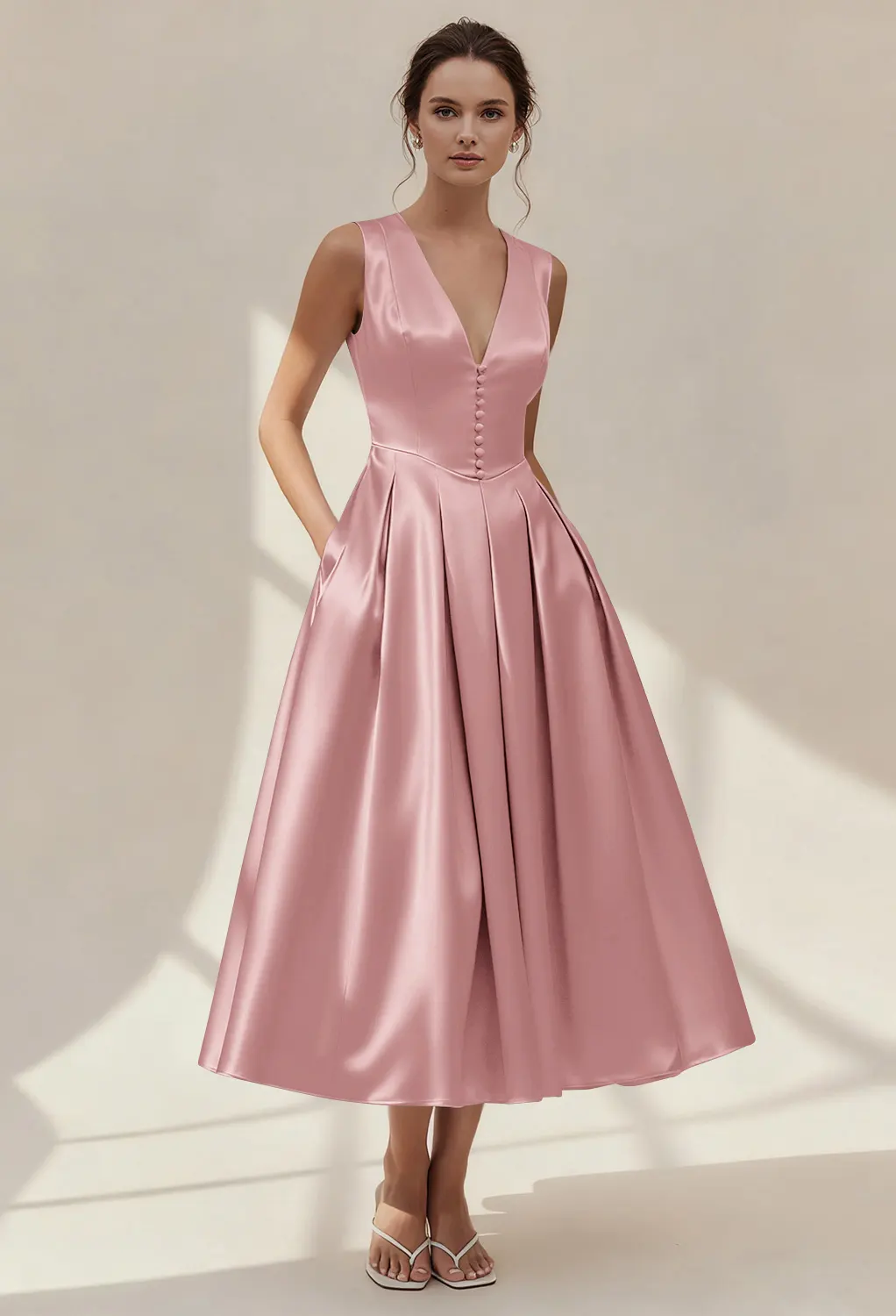 Rose Quartz Black Tie Wedding Guest Dresses Page 2 | AW.Bridal