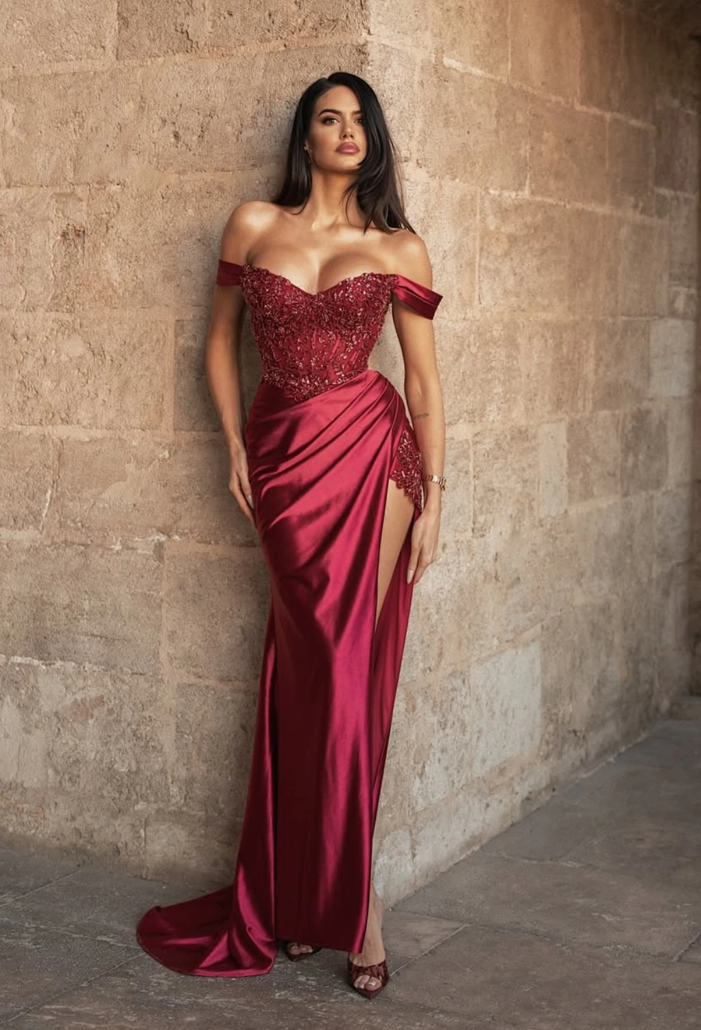 Burgundy Prom Dresses