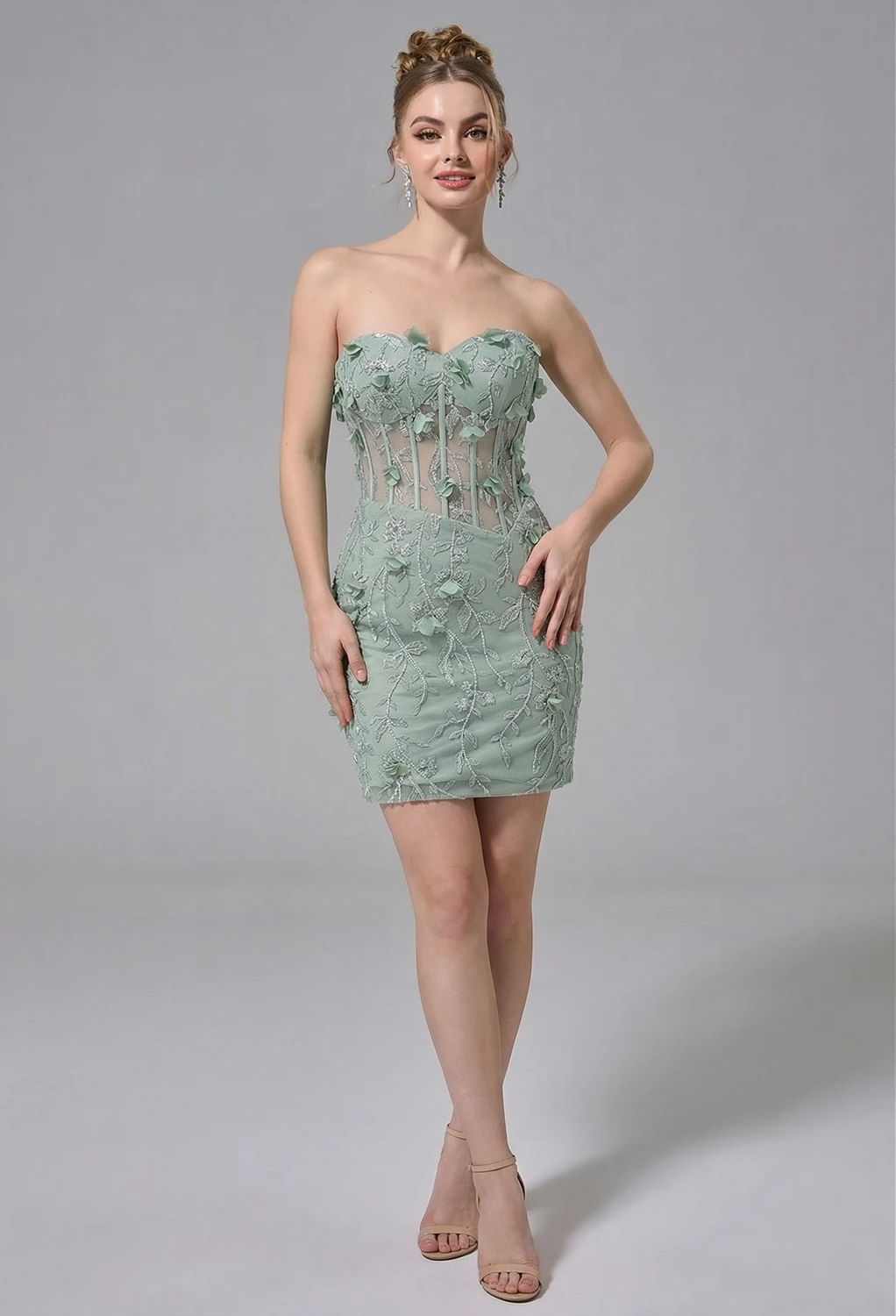 Sage Green Party Dresses