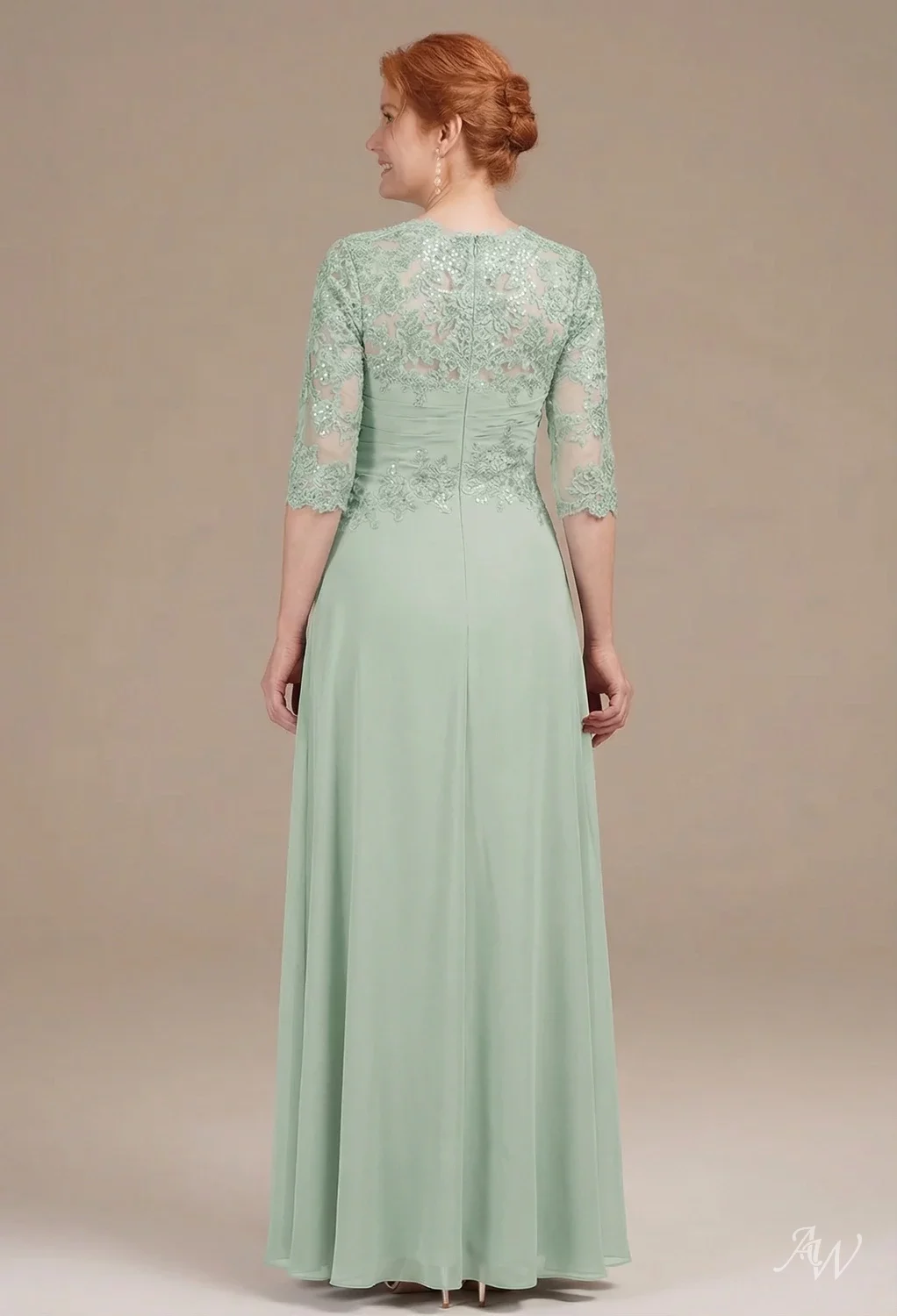 AW Vicky Sage Green Mother of the Bride Dresses | AW.Bridal