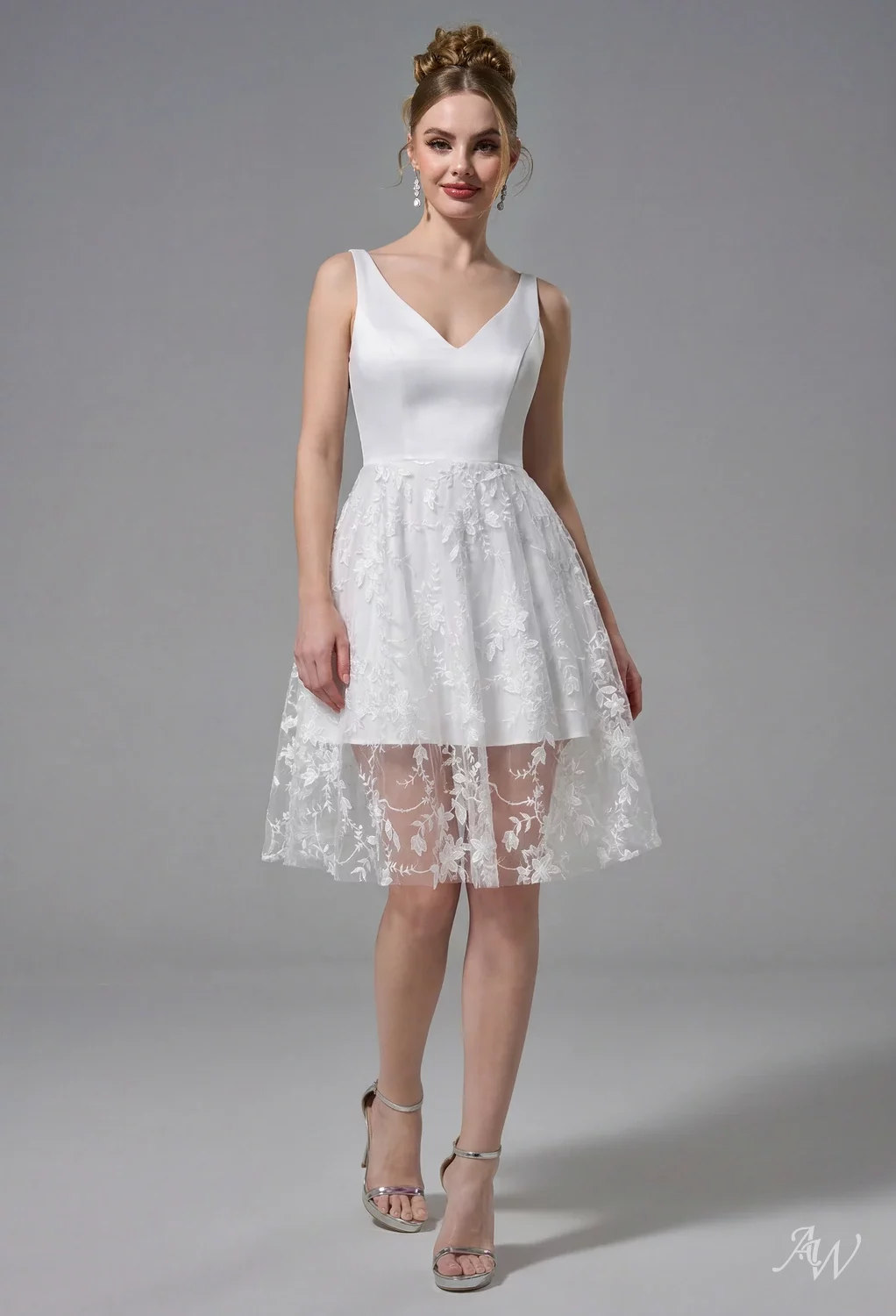 white ivory prom dress AW Carol Dresses white prom dresses