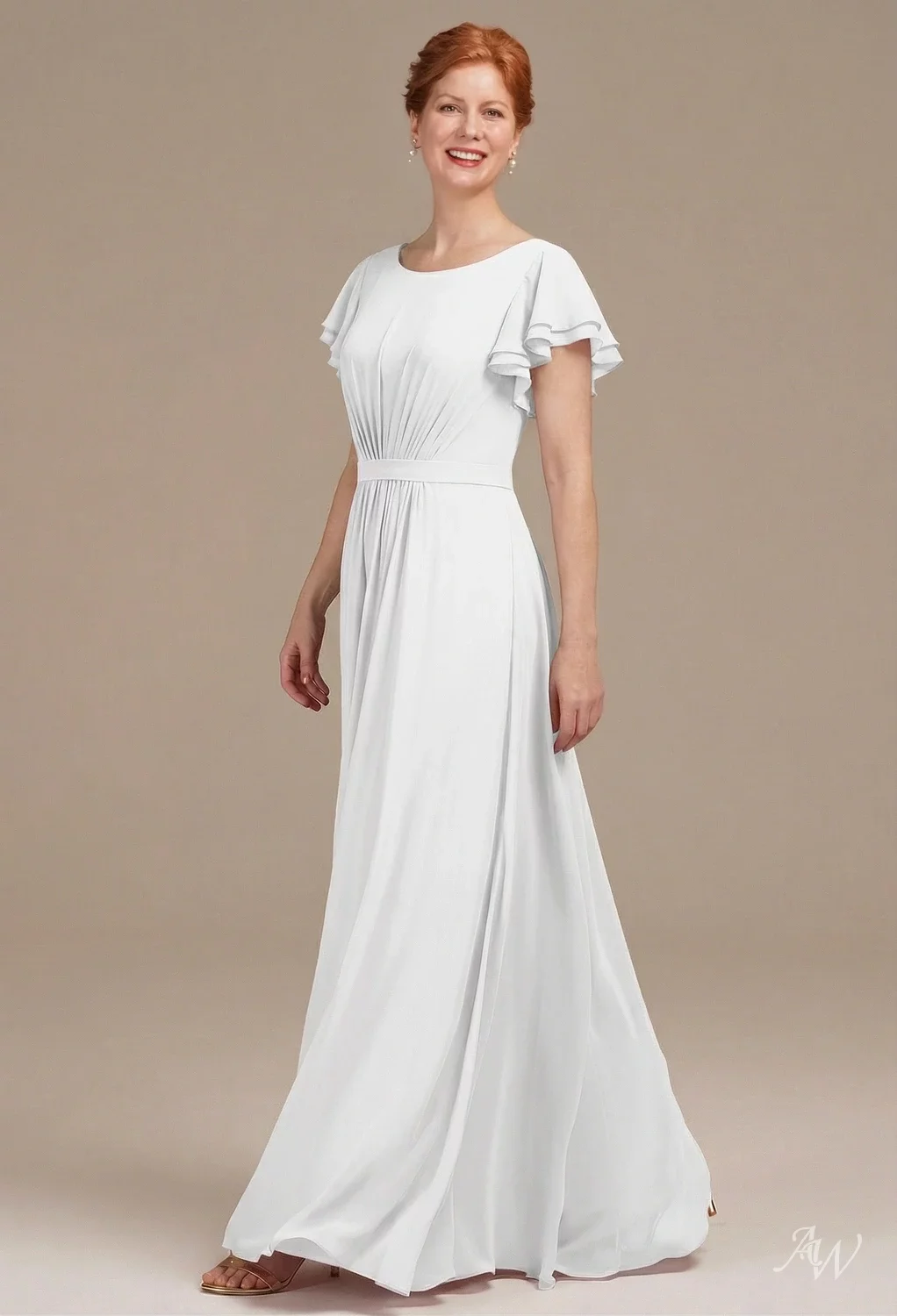 AW Gina White Mother of the Bride Dresses | AW.Bridal
