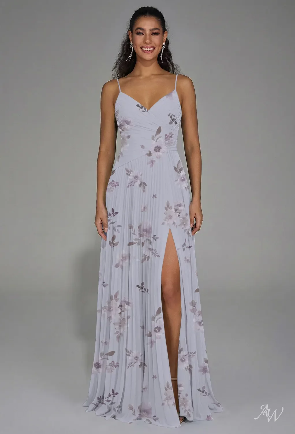 lavender floral bridesmaid dresses MissJophiel Halter Empire Waist Floor Length Long Wedd This gown features a V Leely Women Princess Lavender Bridesmaid