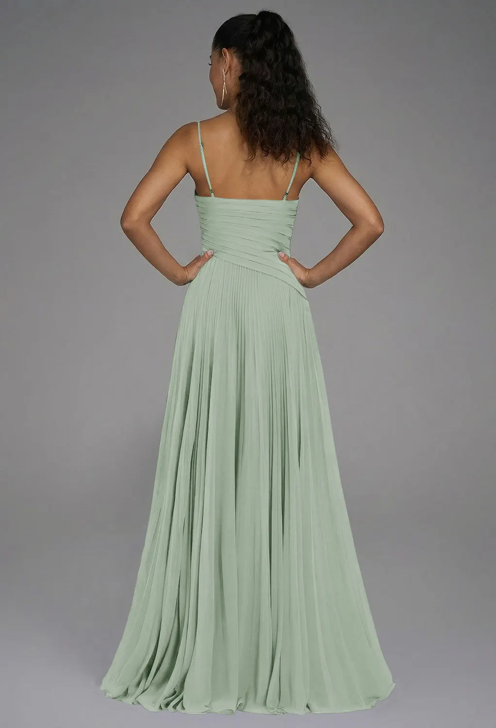 slim fit dress slacks Jovani 36656 Prom Dress - Neon Green main image 0