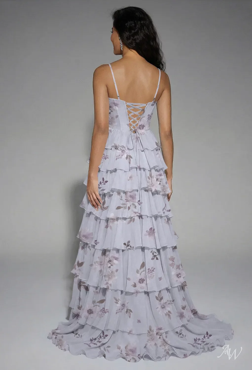 AW Joy Lavender Mist Floral Bridesmaid Dresses