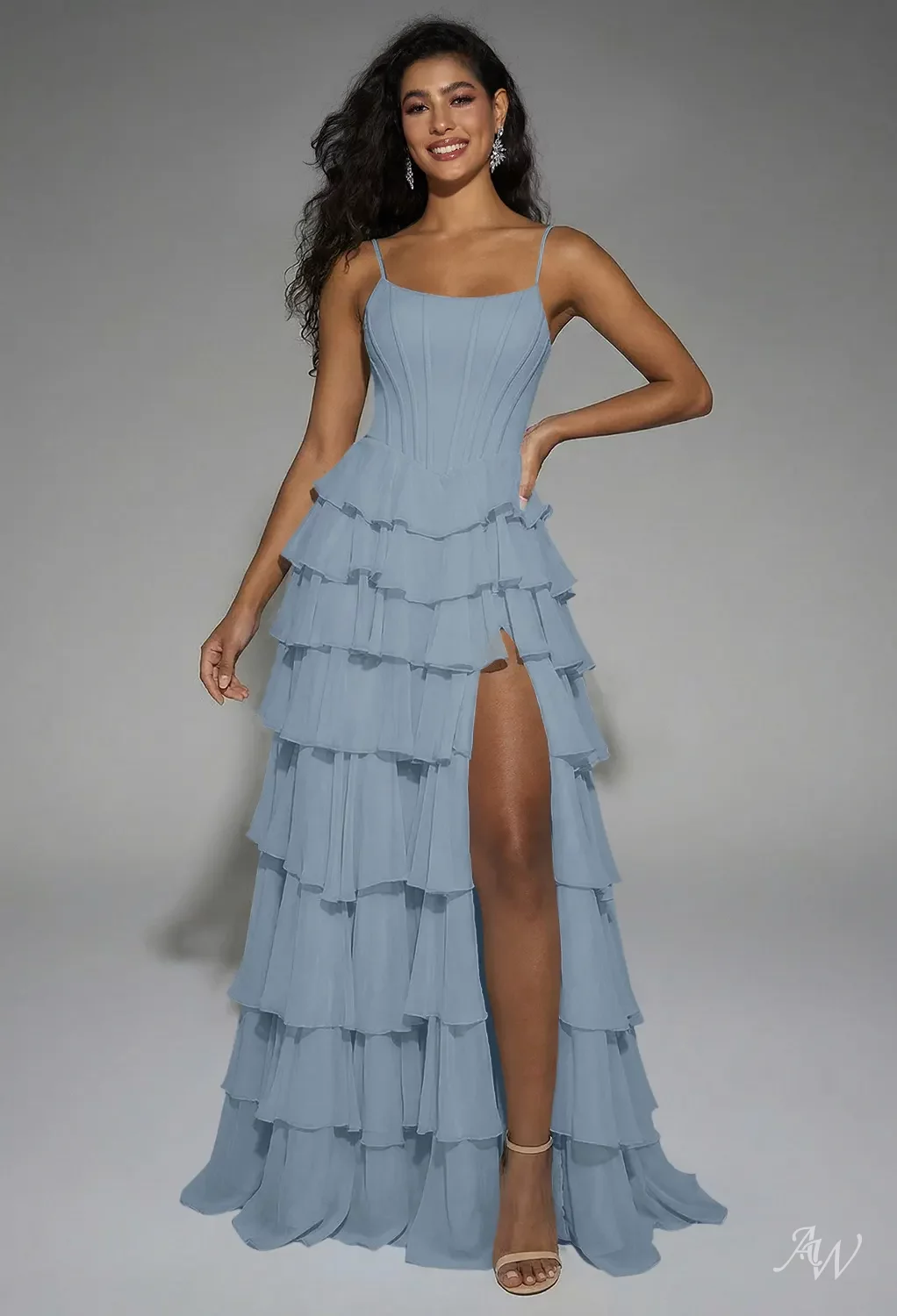 light wash denim dress Light Wash Belted Denim Dress