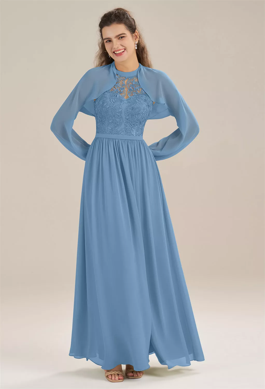 fitted lace wedding dress Sophisticated Beauty Formal Cover Up