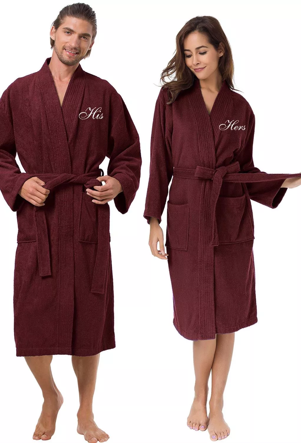 AW Long Cotton Kimono Robe