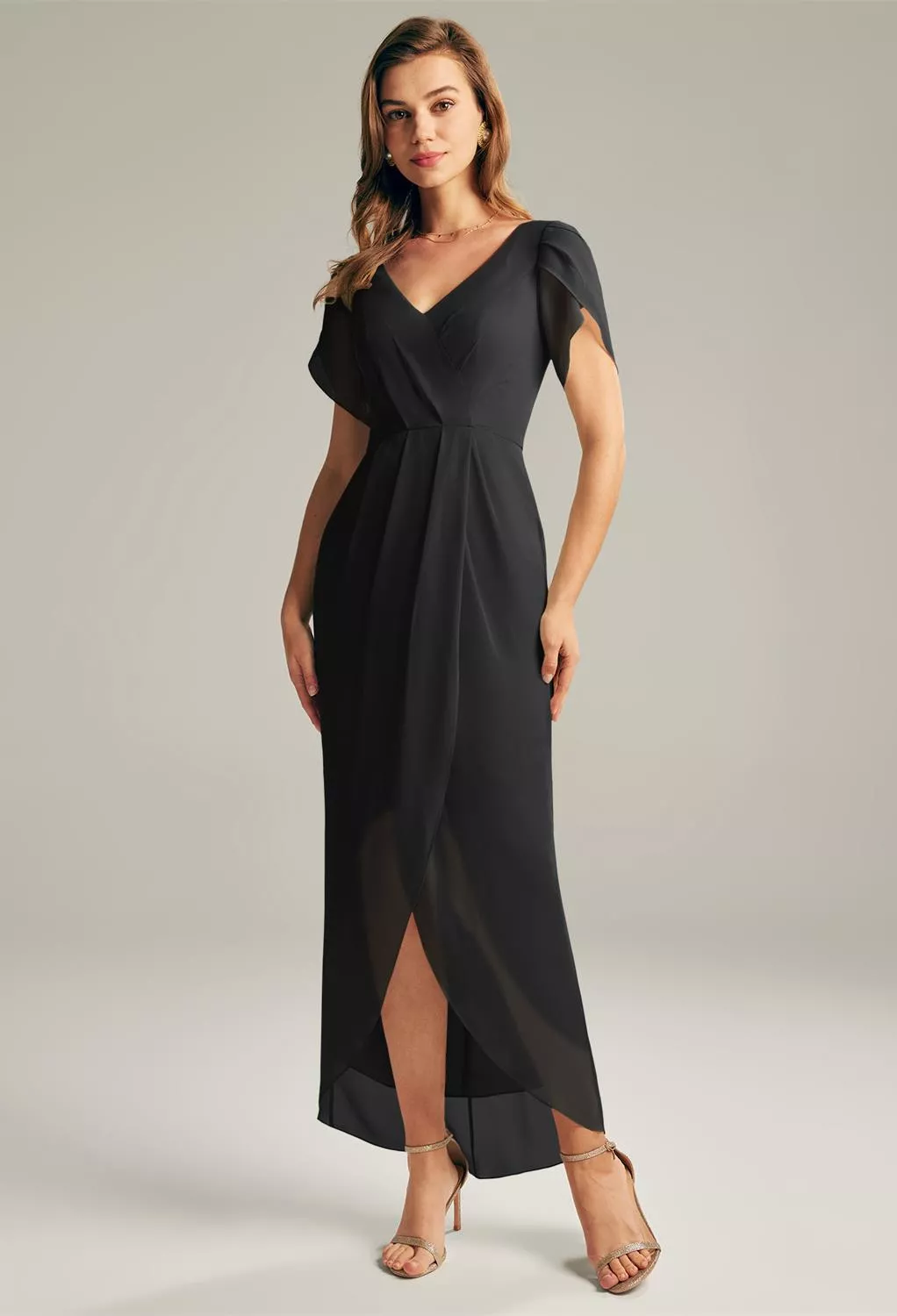 blue dress for baby girl Black Maxi Infinity Dress main image 1