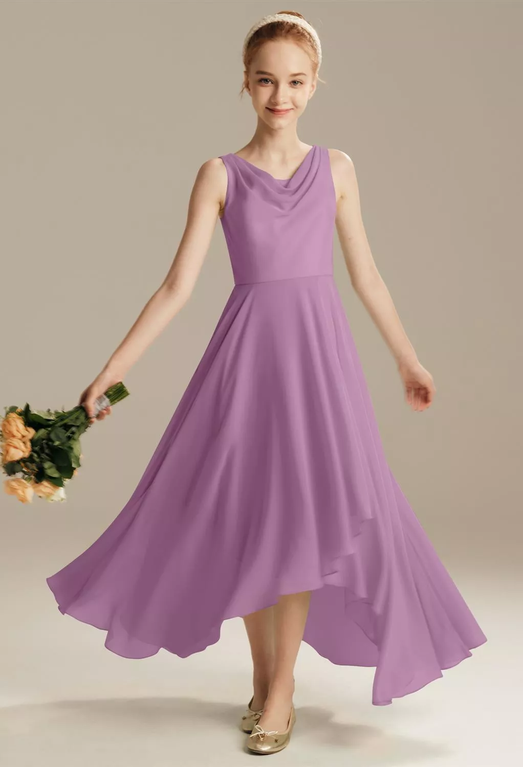 Purple Junior Bridesmaid Dresses | AW.Bridal New Zealand