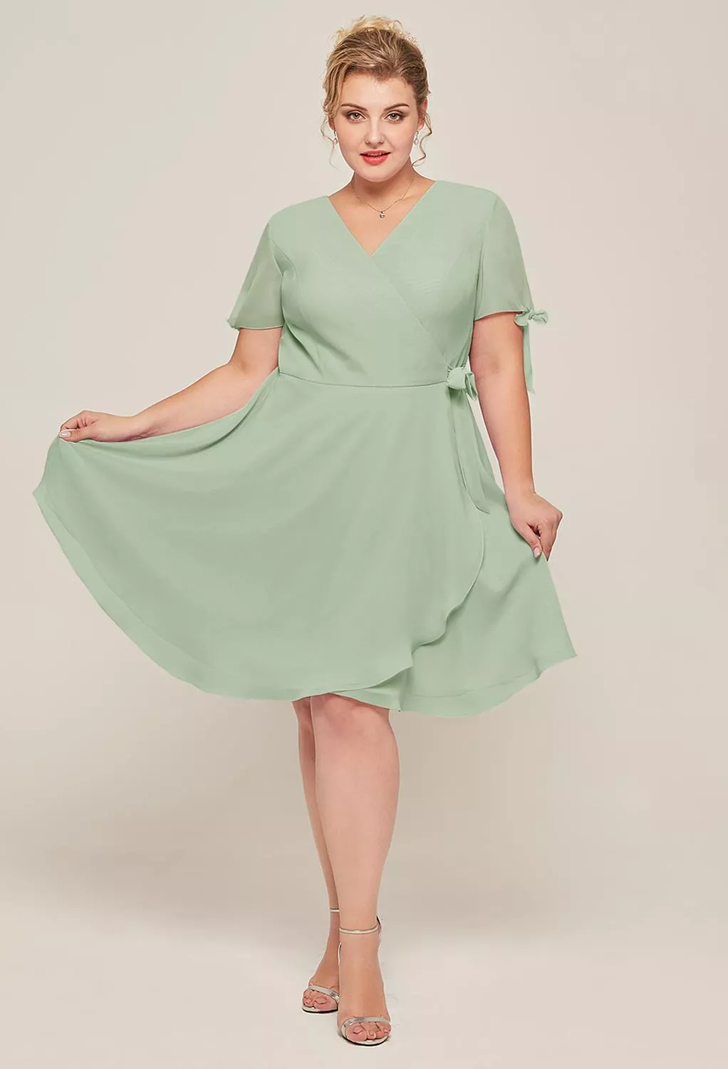 AW Carroll Sage Green  Wedding Guest Dresses