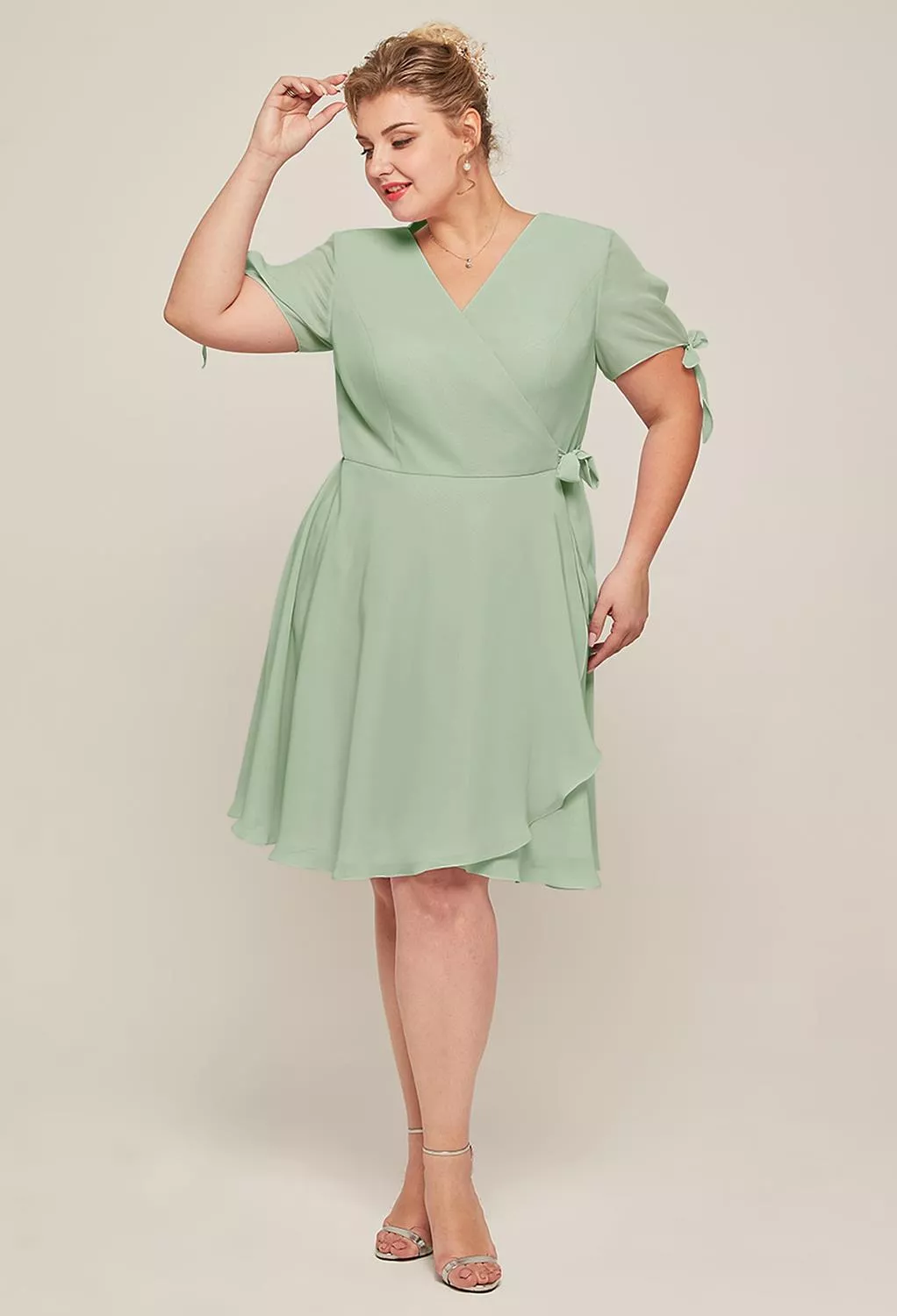 AW Carroll Sage Green  Wedding Guest Dresses