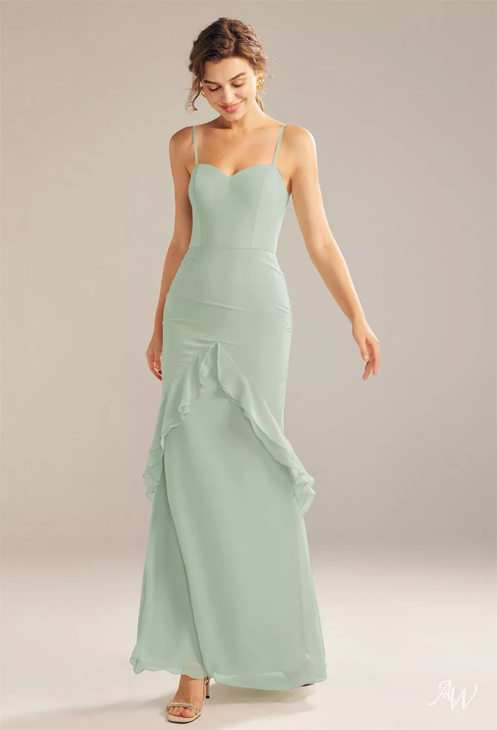 green emerald velvet dress Sage Green Satin Convertible Slit Floor Length Bridesmaid Dresses Sage Green / 1x / N18