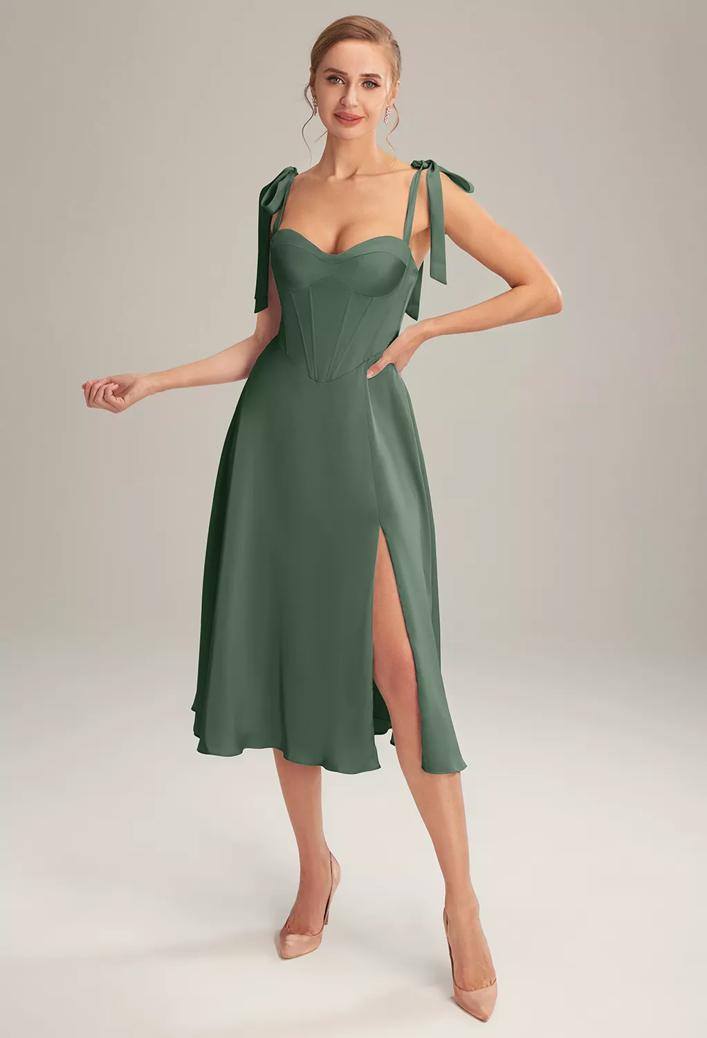 Dark Olive Graduation Dresses Page 2 | AW.Bridal New Zealand