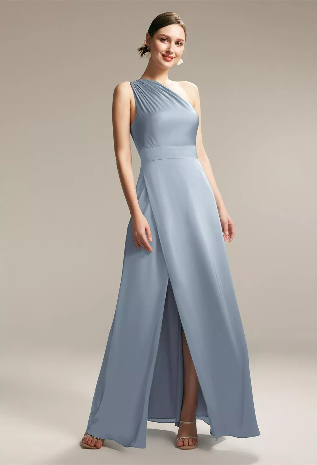 slim fit dress slacks Blue formal /ball dress, size 10-HIRE – Anita V Fashion & Beauty