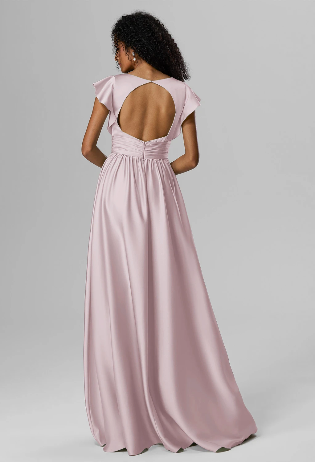 blue dress for baby girl Cicinia Dusty Rose Plus Size Mother Of The Bride Dress Long Chiffon Be main image 1