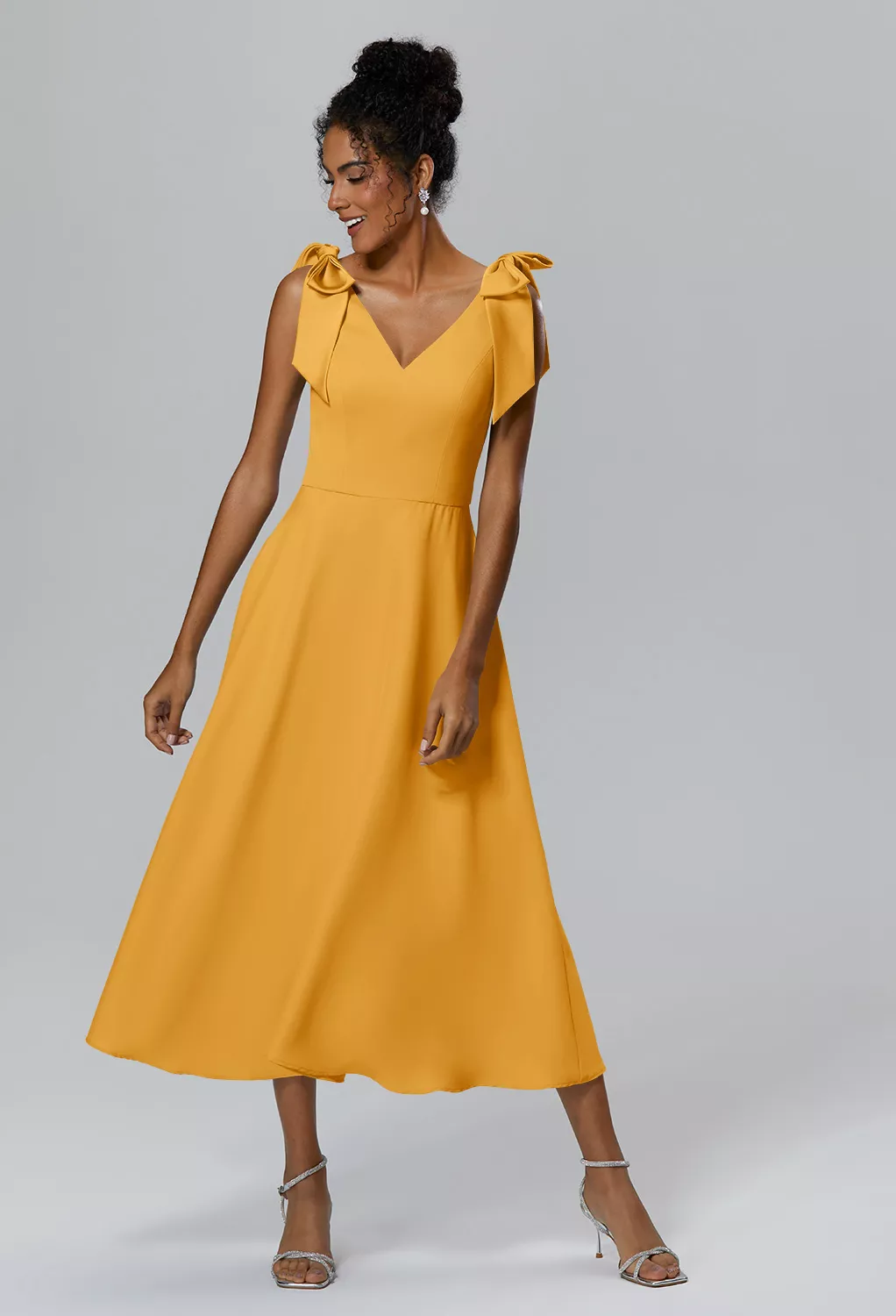 green emerald velvet dress Off-Shoulder Short Graduation Dress with Long Sleeves White / Small main image 1