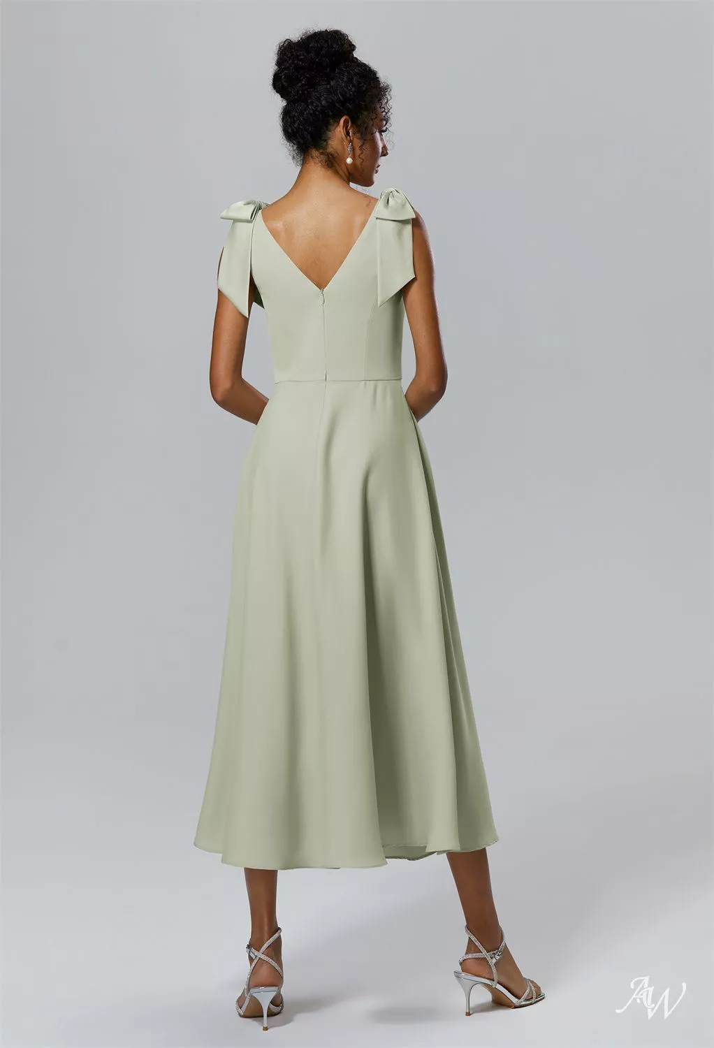 fall cocktail dress short May Queen MQ2040 Structured Satin Bodice Secondary color:White Reformation Blue White Twilight LCTB