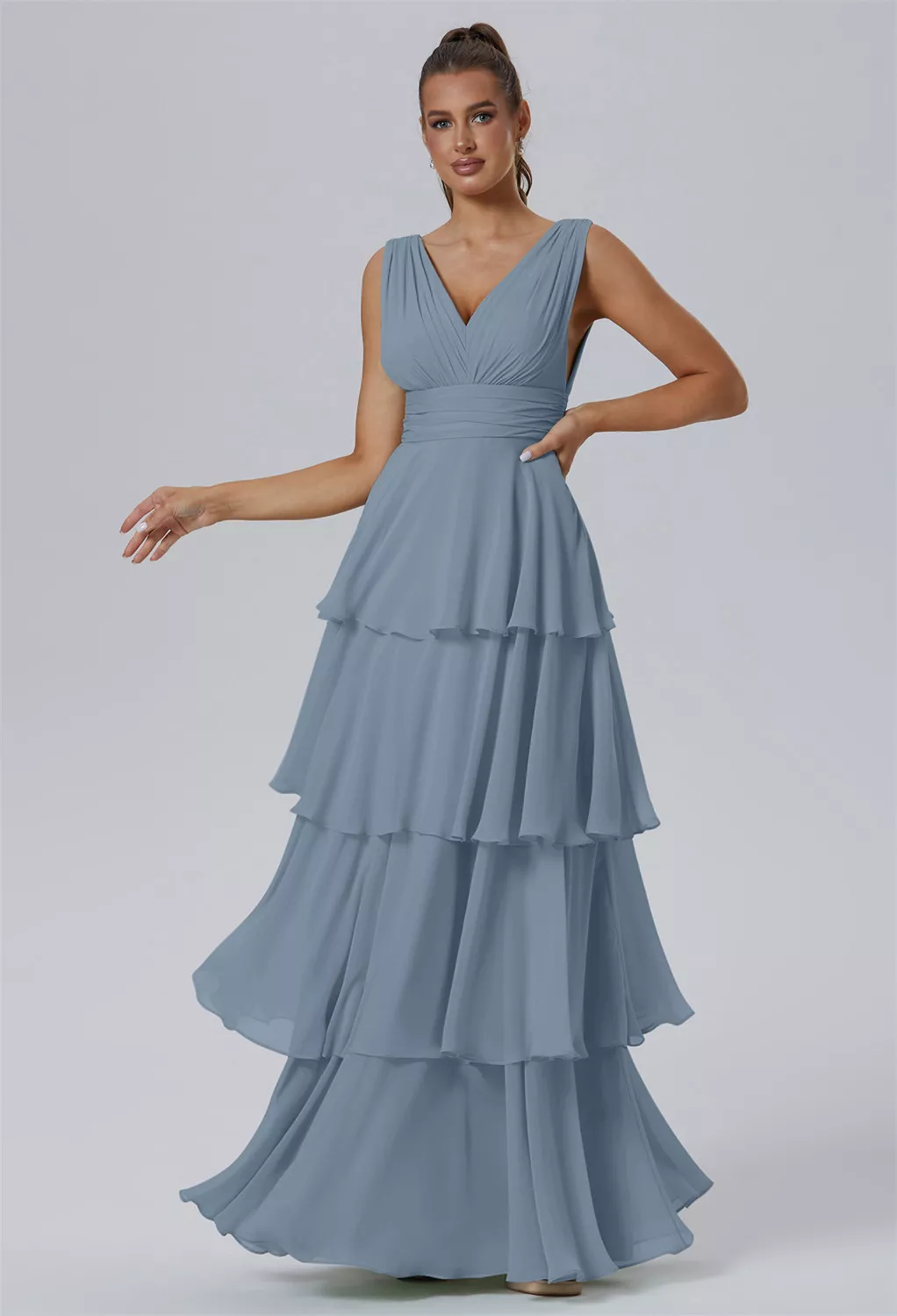 Light Dusty Blue Dresses | AW.Bridal New Zealand