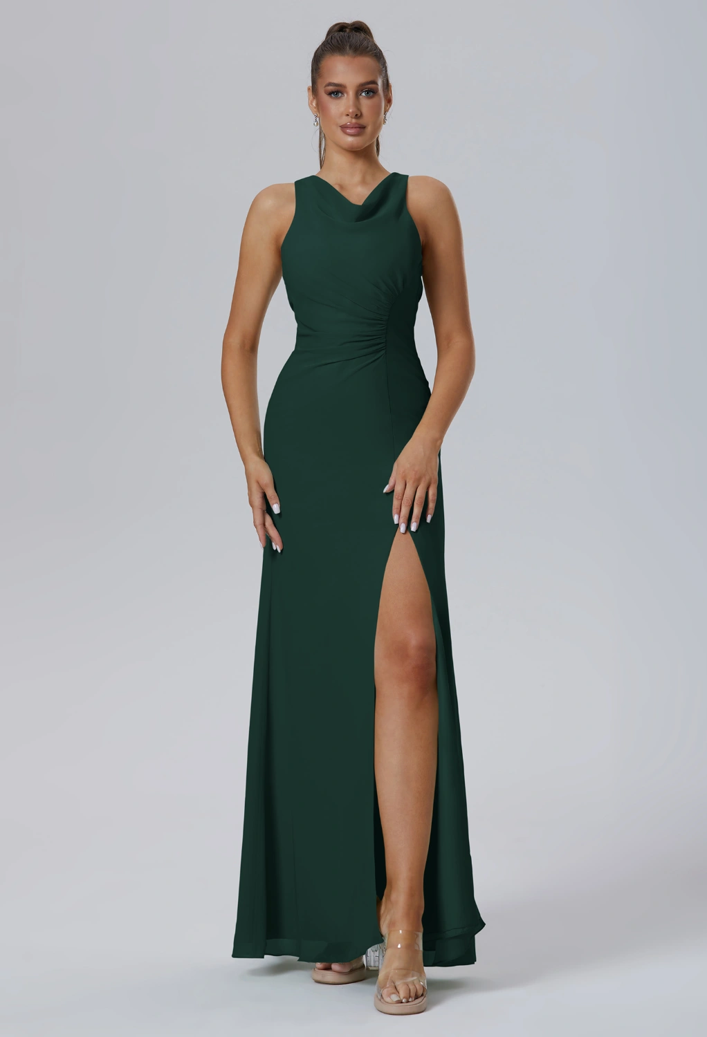 AW Catheryn Dark Emerald  Wedding Guest Dresses