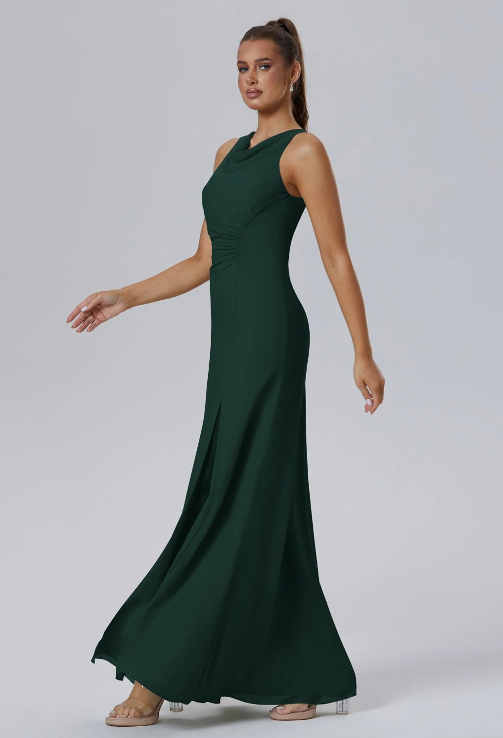 AW Catheryn Dark Emerald  Wedding Guest Dresses