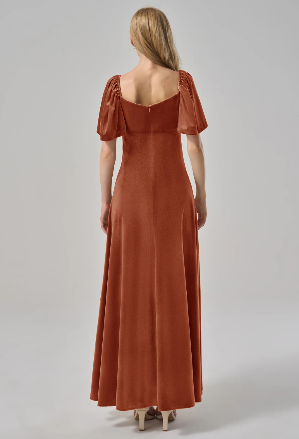 AW Alvera Burnt Orange  Wedding Guest Dresses
