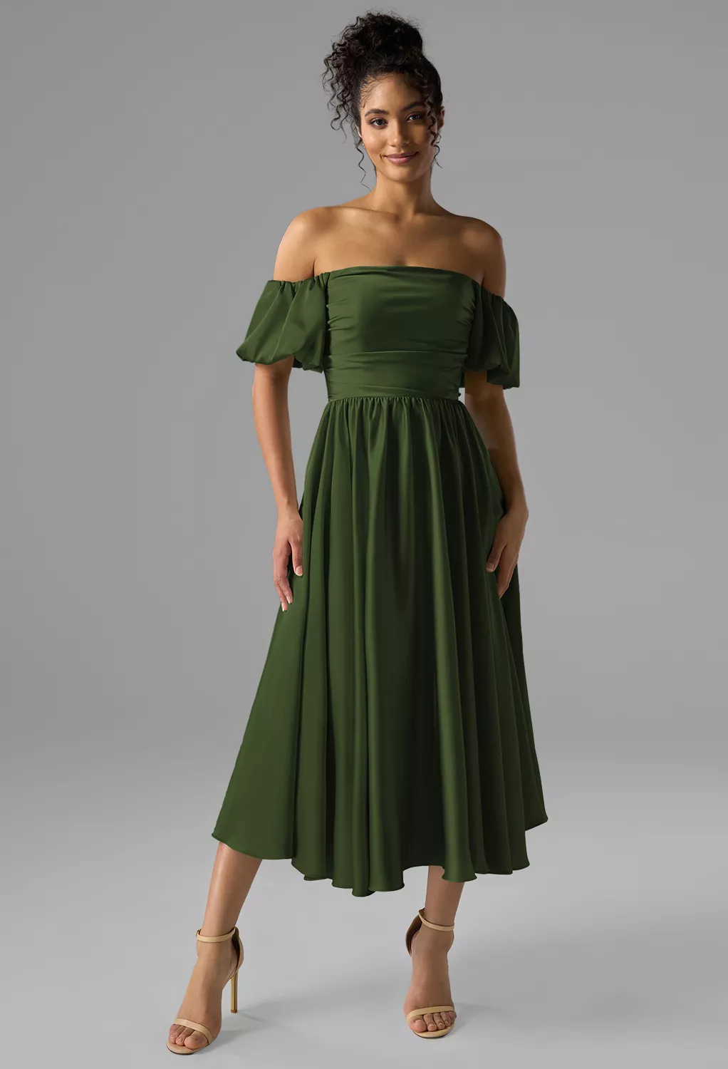 Green Olive Holiday Dresses | AW.Bridal New Zealand