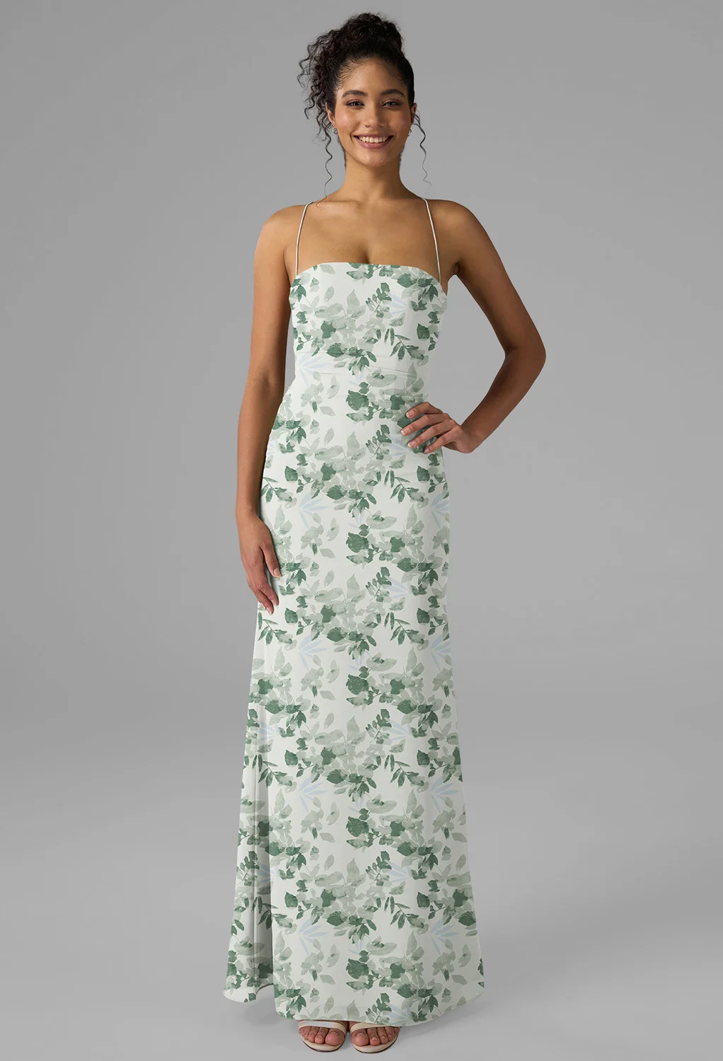 AW Jay Tea Green Shade  Wedding Guest Dresses