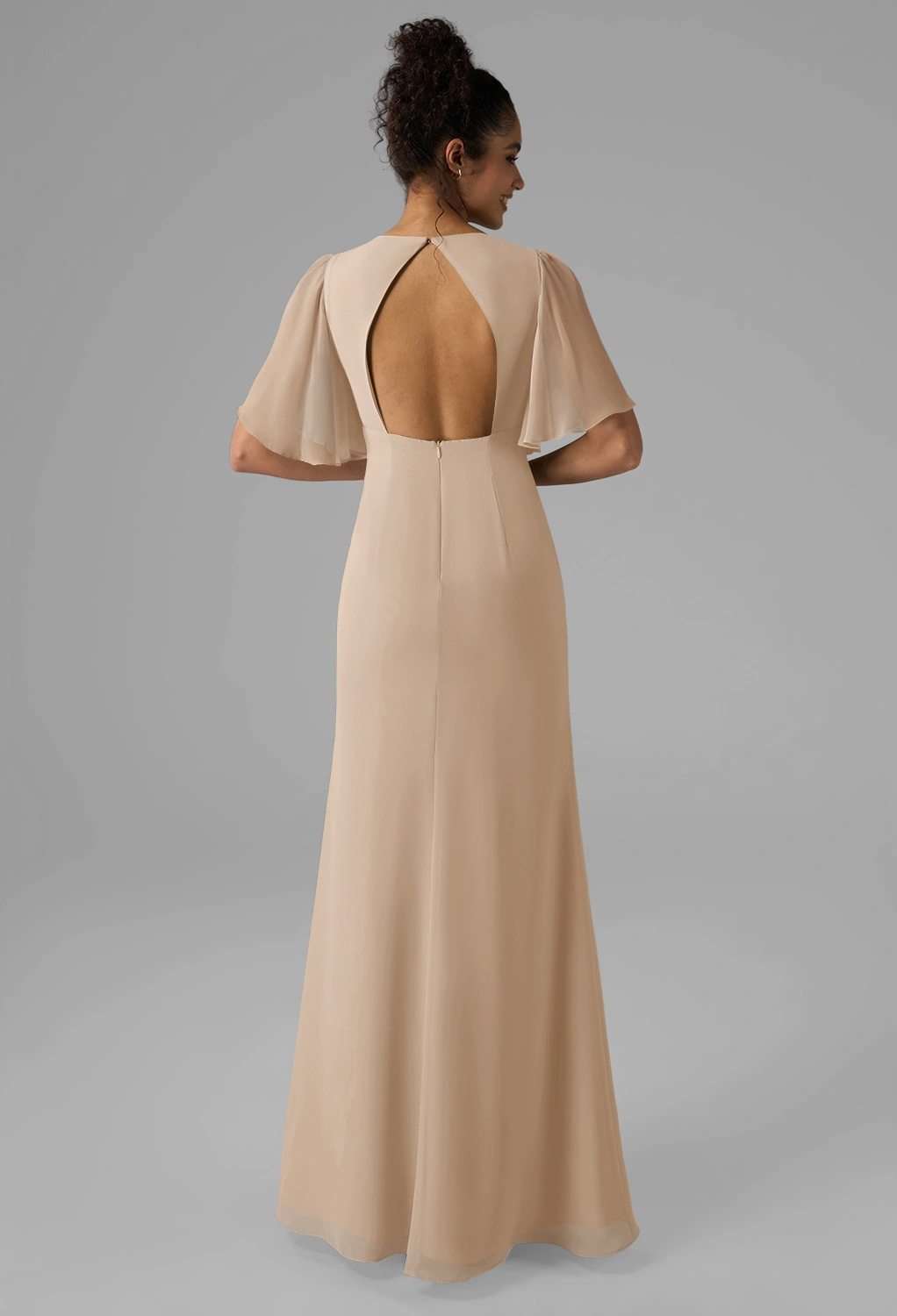 AW Lyra Champagne  Wedding Guest Dresses