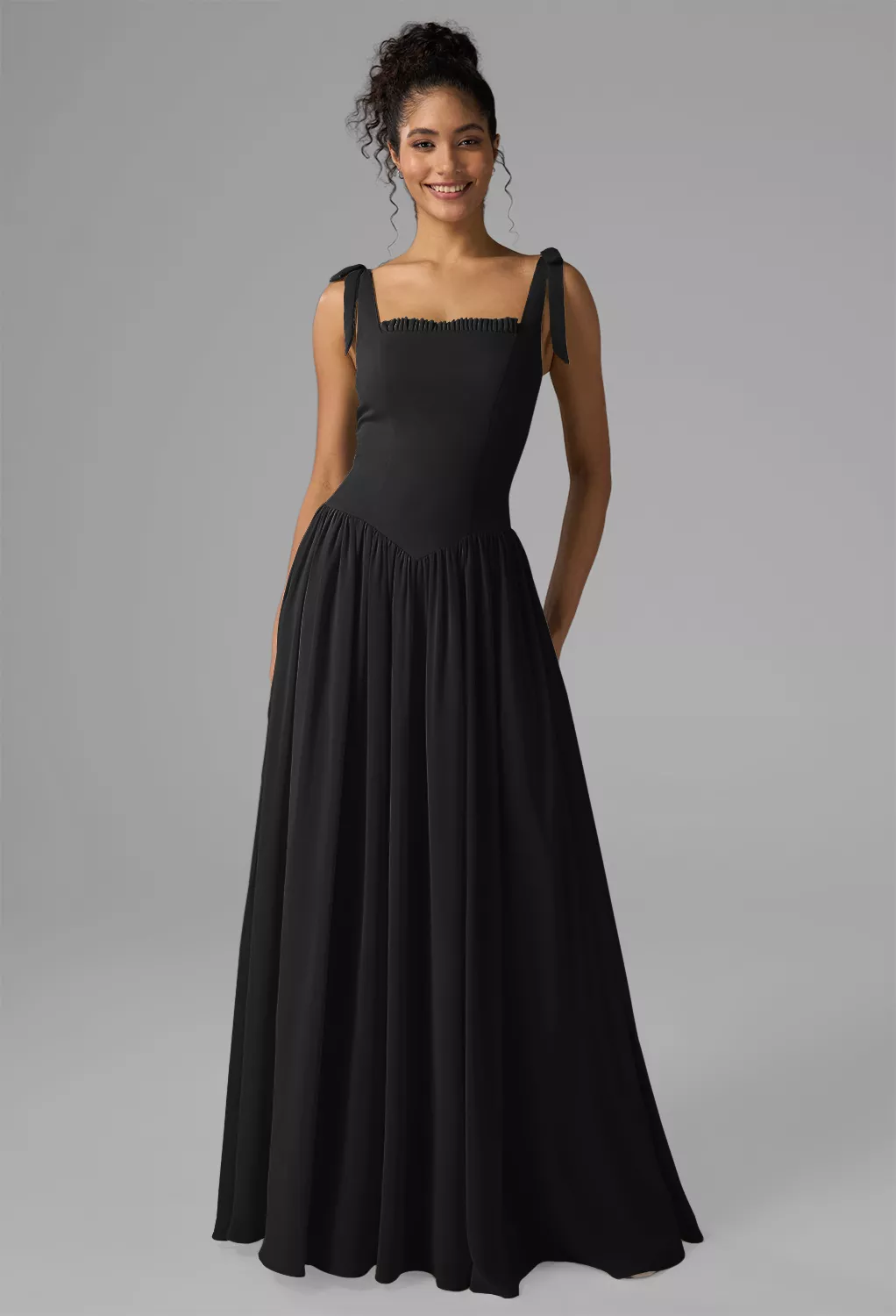 black bridesmaid dresses nz Black Maxi Infinity Dress main image 1