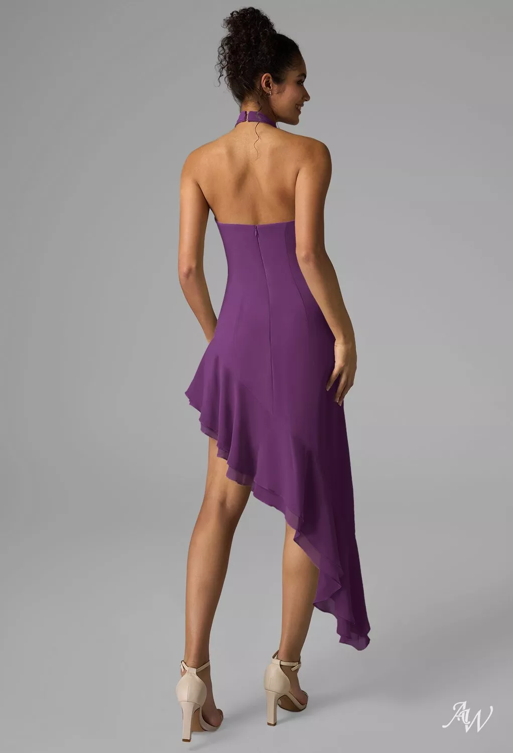 AW Lennox Purple Bridesmaid Dresses