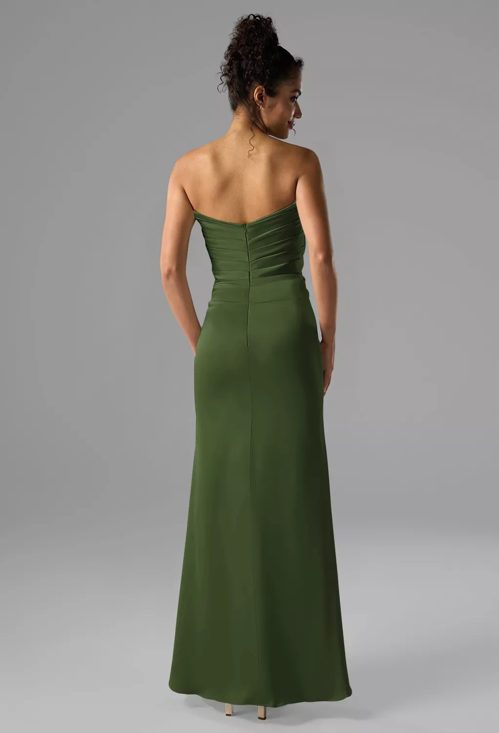 Green Olive Bridesmaid Dresses | AW.Bridal New Zealand