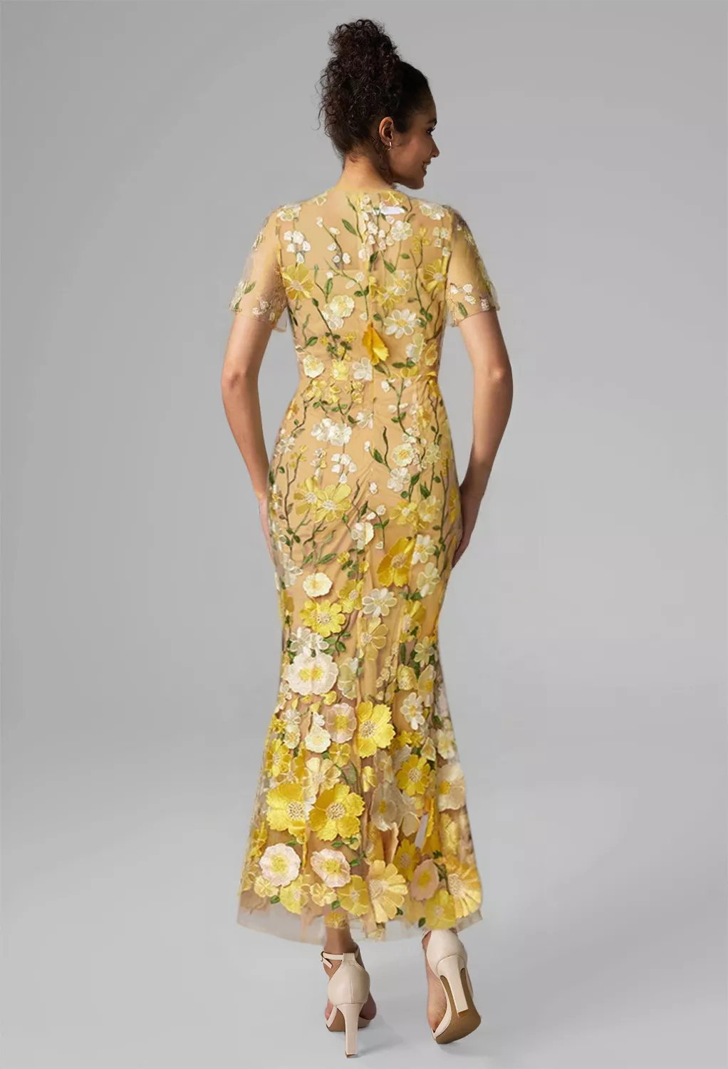 AW Riley Blazing Yellow  Spring Wedding Guest Dresses