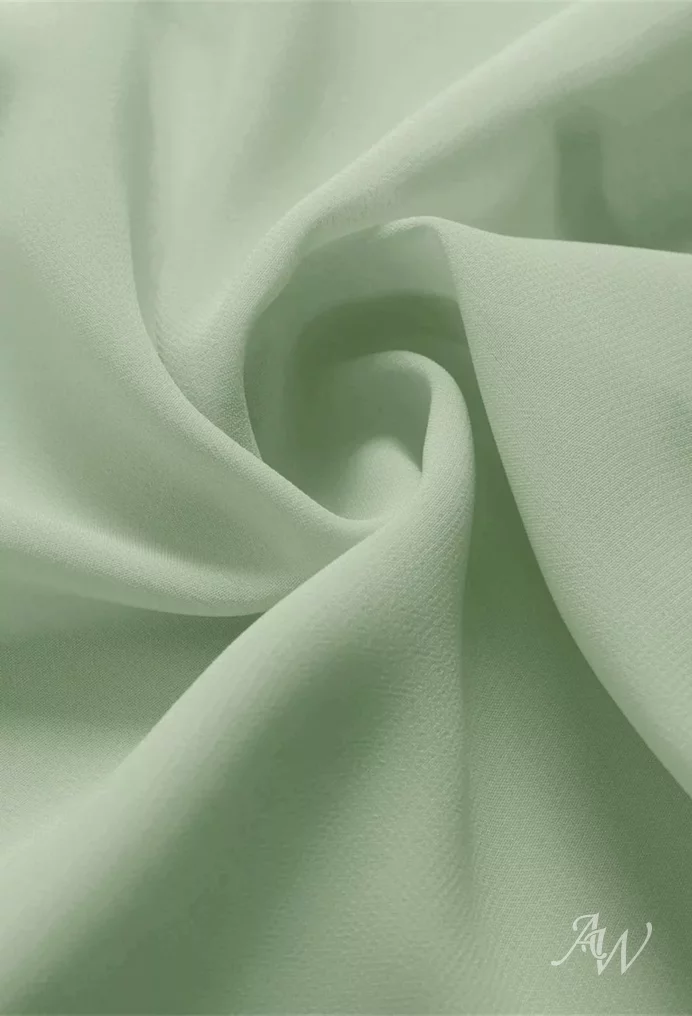 sage green fabric for dress Sage Green Liquid Crystal Silky Satin Fabric