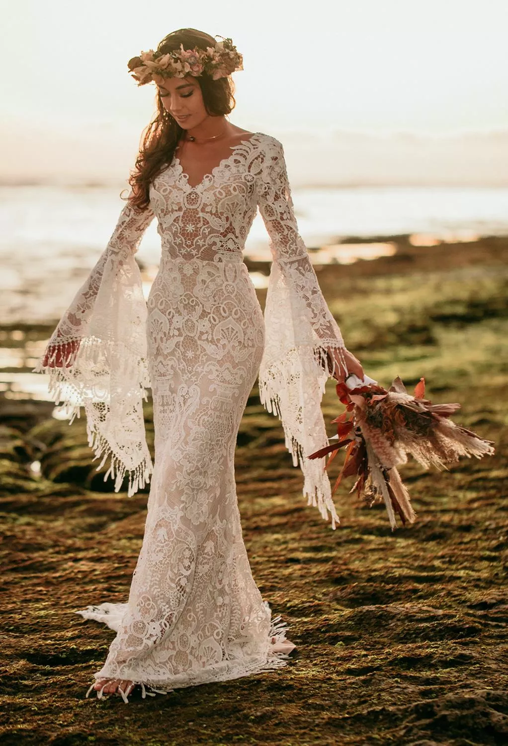 lace dress singapore Link Lace Furring Sweetheart Long Dress  Slady Singapore