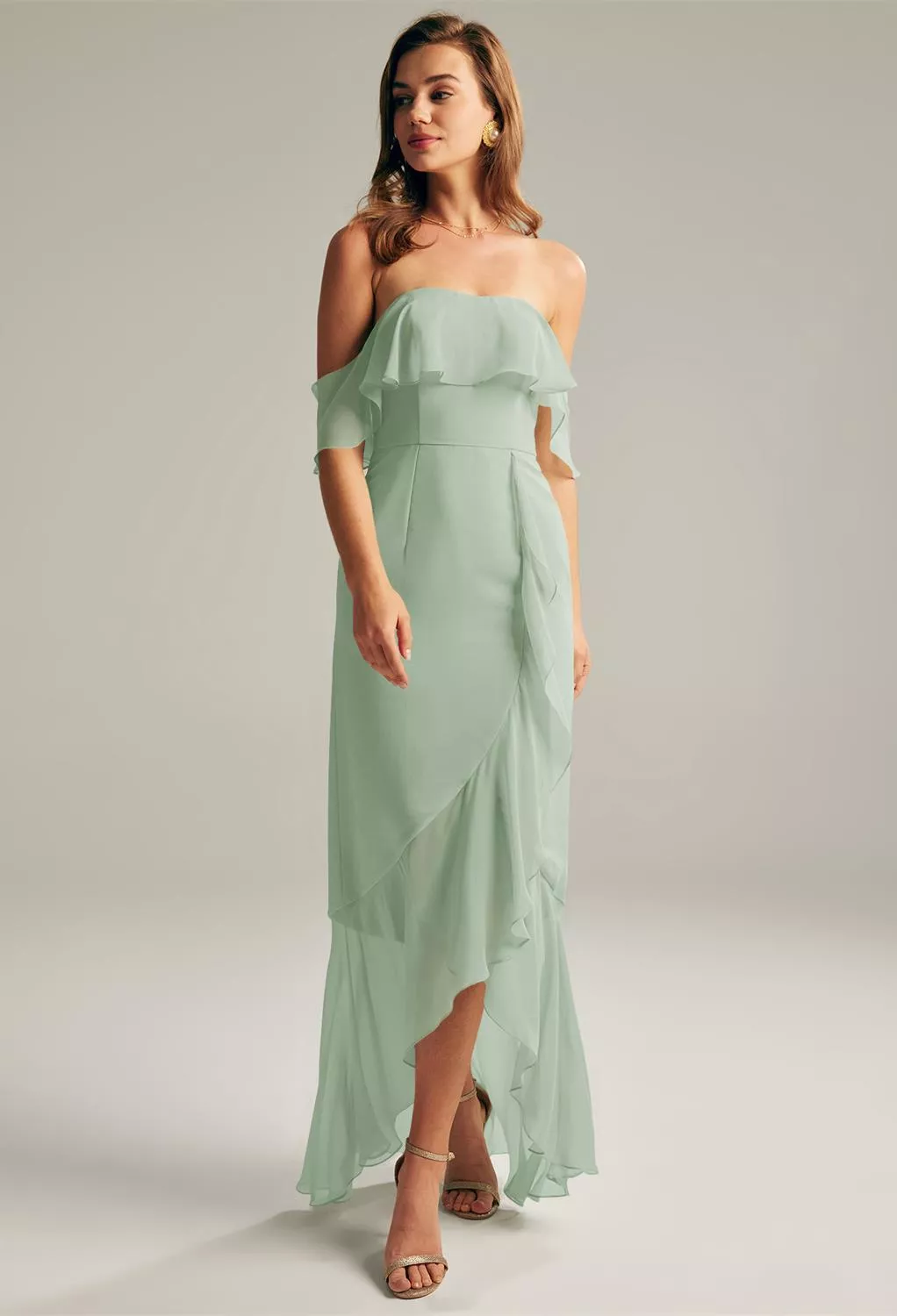 Sage Green Garden Wedding Guest Dresses | AW.Bridal Singapore