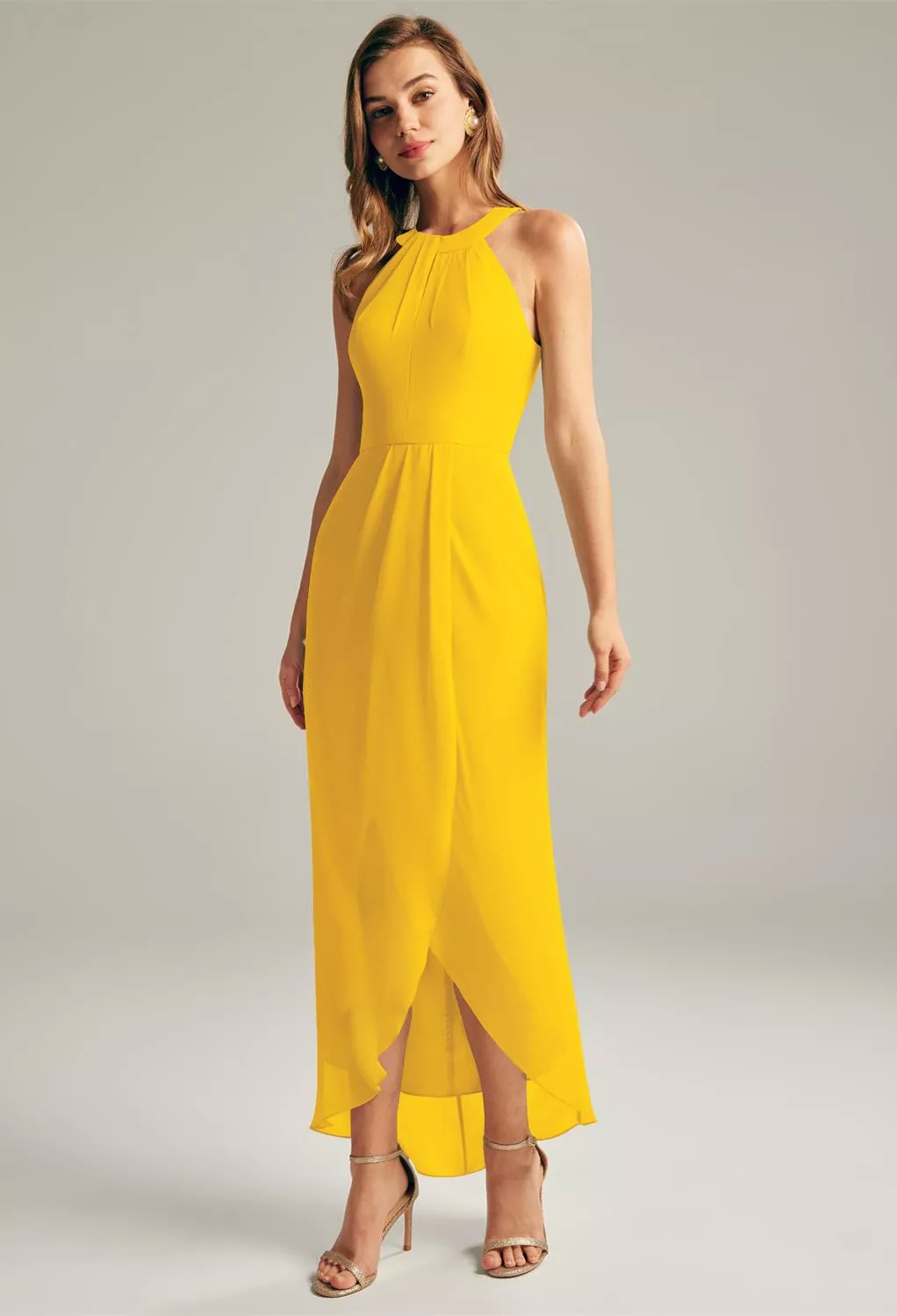 pink dress for women maxi Flora Satin Maxi Dress