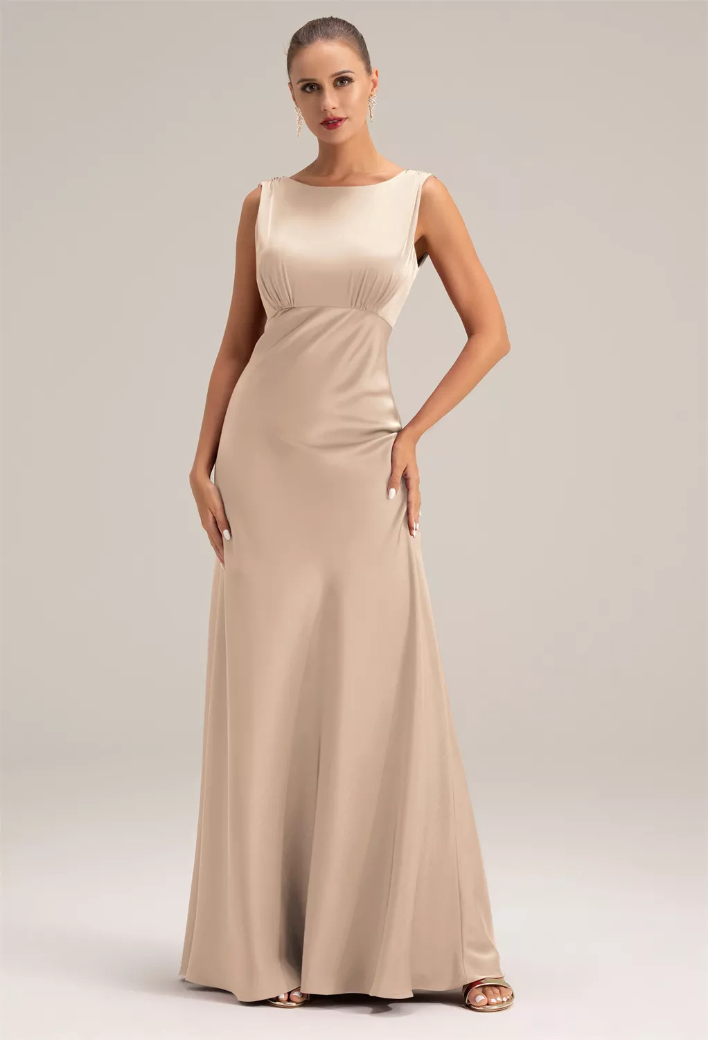 Taupe Formal Dresses | AW.Bridal Singapore