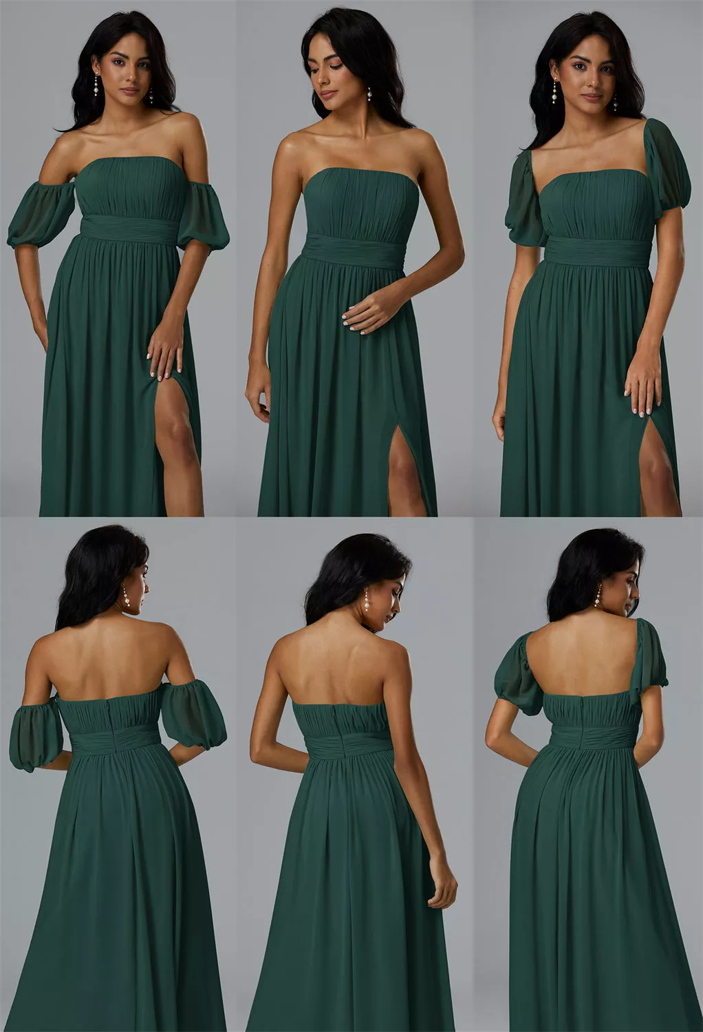 terracotta wedding bridesmaid dresses Infinity Dress Badgley Mischka Draped elbow-sleeve Style:Corset + skirt Midi Dresses Collection neckline Built