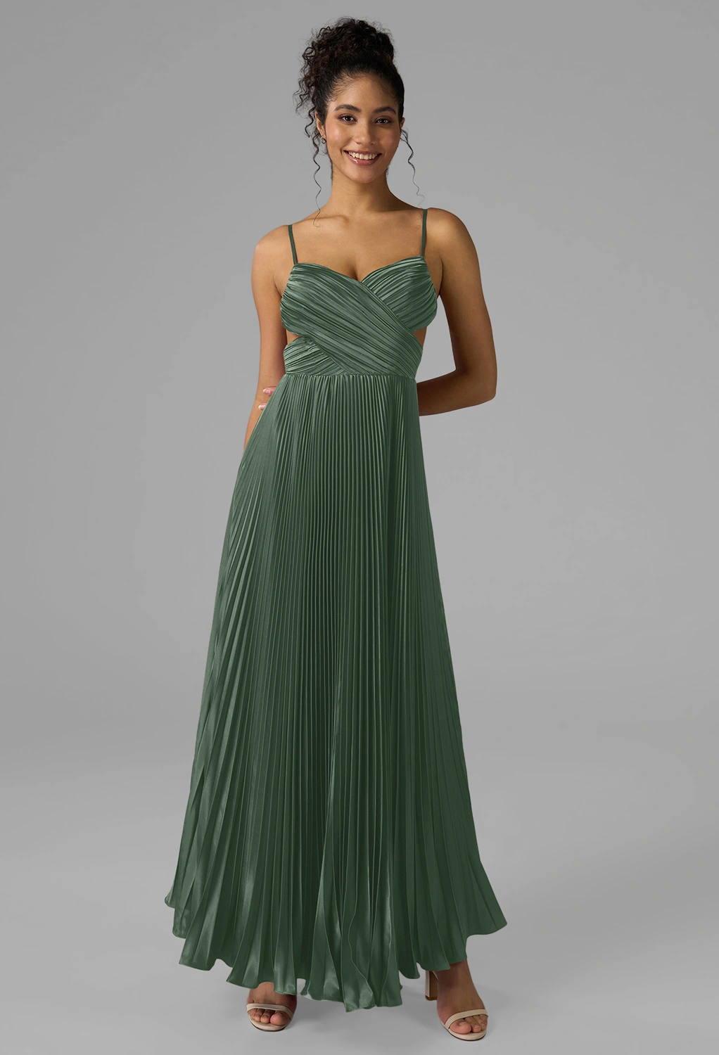 Ankle Length Black Tie Wedding Guest Dresses | AW.Bridal Singapore