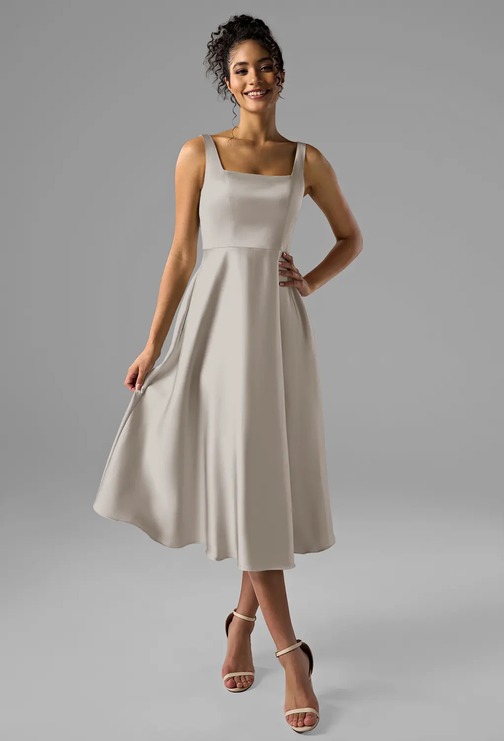 mushroom coloured bridesmaid dresses Ziah Maxi Dress - Mushroom - Buy Women's Dresses main image 0