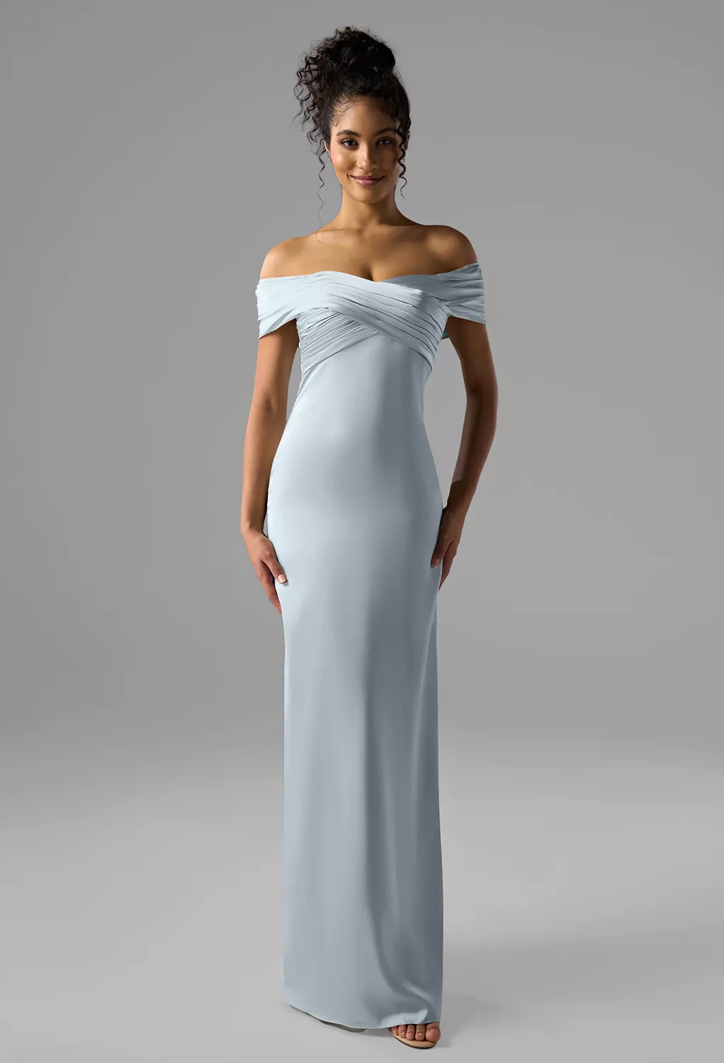 cheap bridesmaid dresses singapore Off the Shoulder collection-longsleevedresses