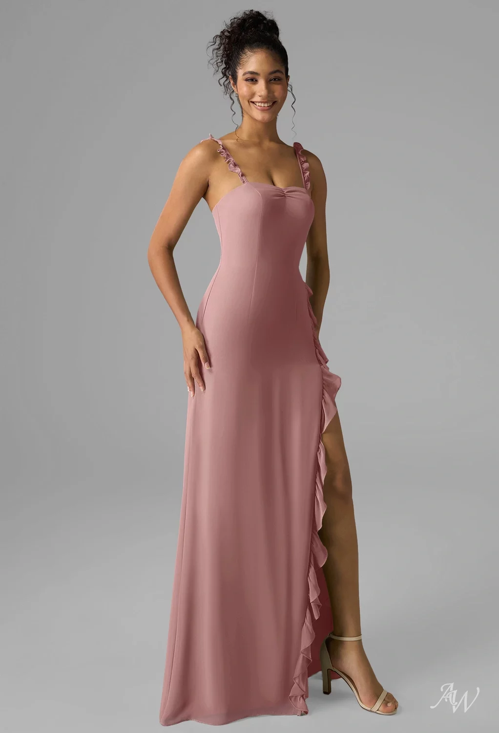 dusty pink dress singapore AW Aidan Dress