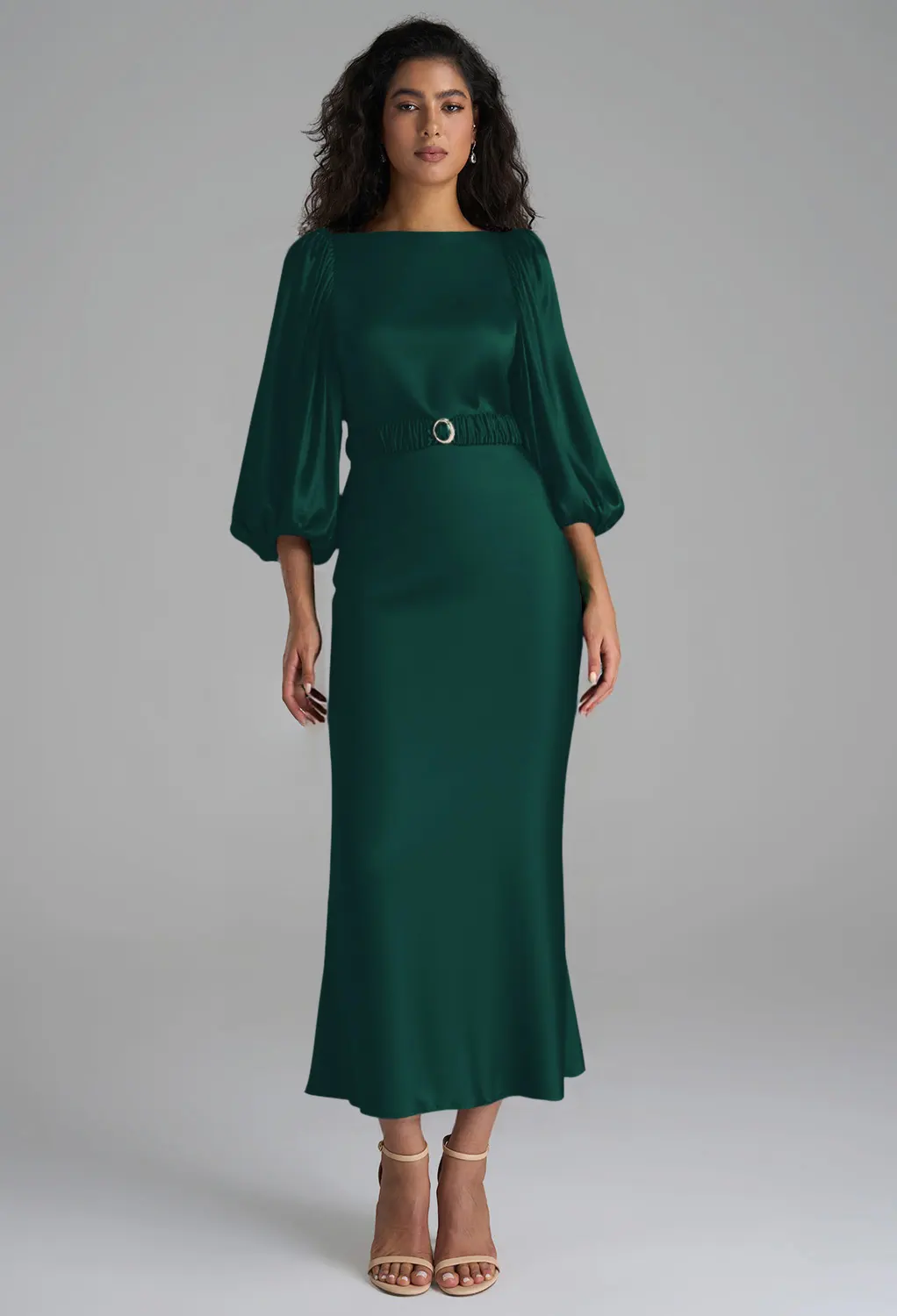 Puff Sleeves Graduation Dresses | AW.Bridal Singapore
