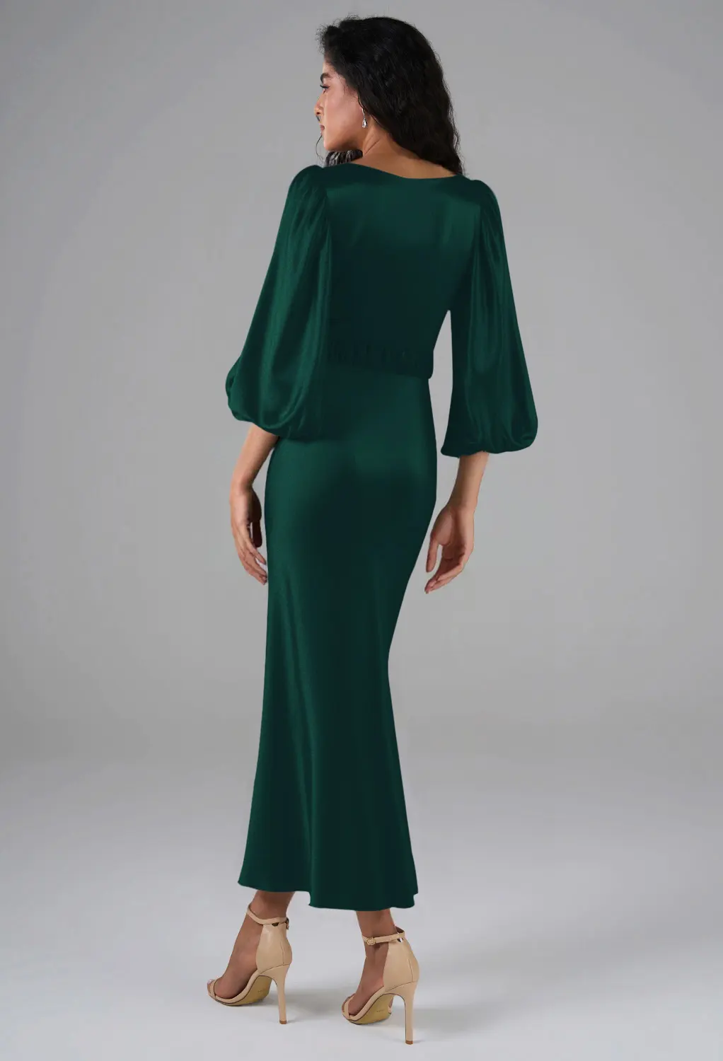 Puff Sleeves Graduation Dresses | AW.Bridal Singapore