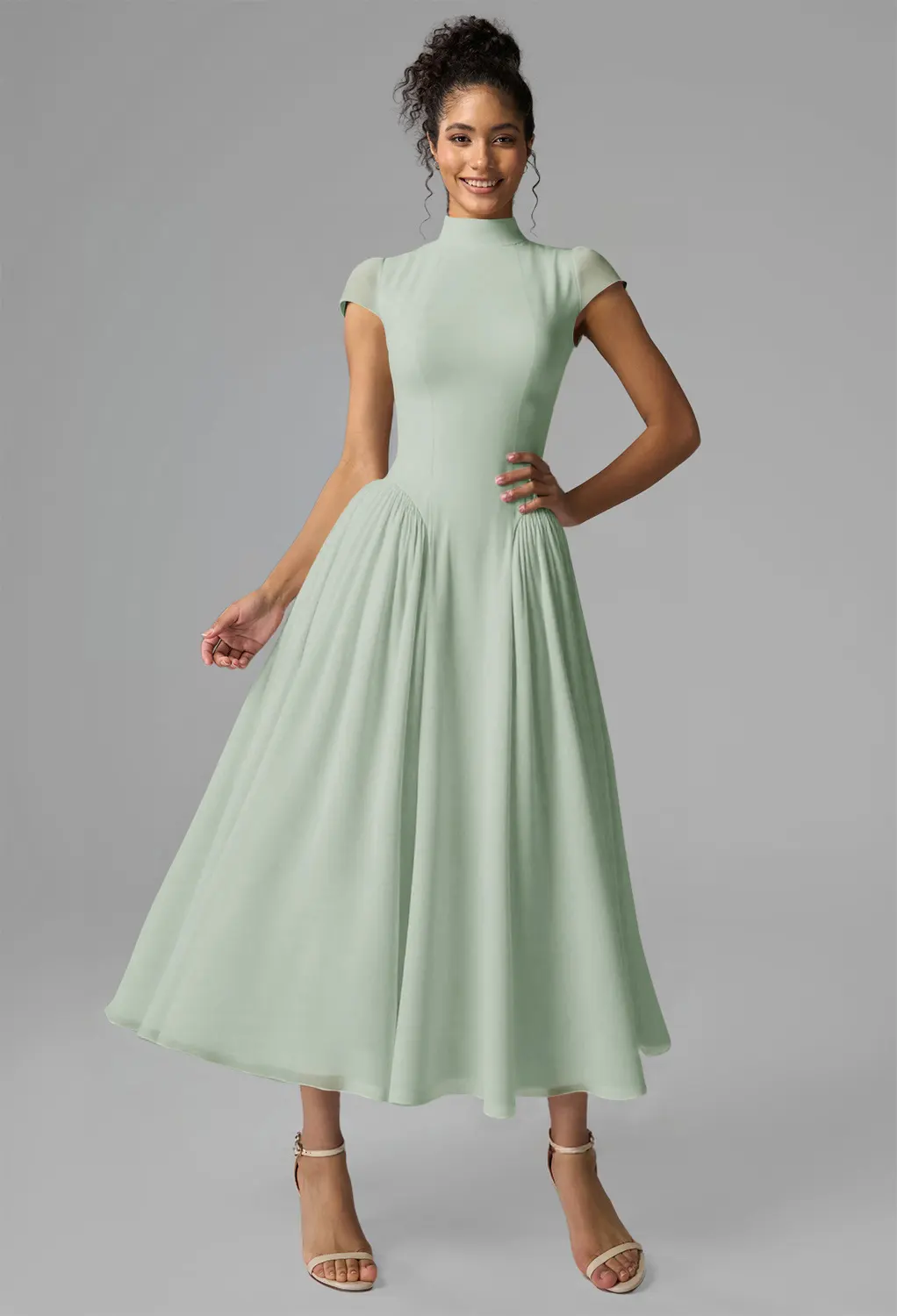 Sage Green Graduation Dresses | AW.Bridal Singapore