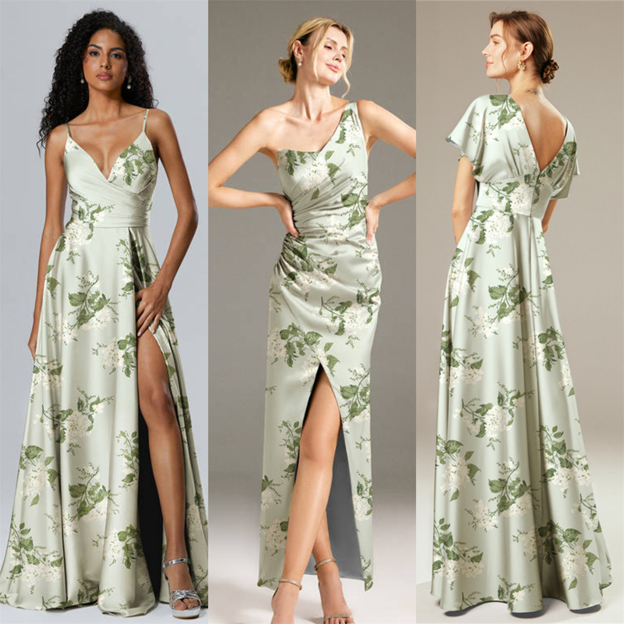 9 Stunning Green Floral Dresses for a Dreaming Wedding | AW.Bridal Branded Weddding Blogs 9 Stunning Green Floral Dresses for a Dreaming Wedding | AW.Bridal Branded Weddding Blogs