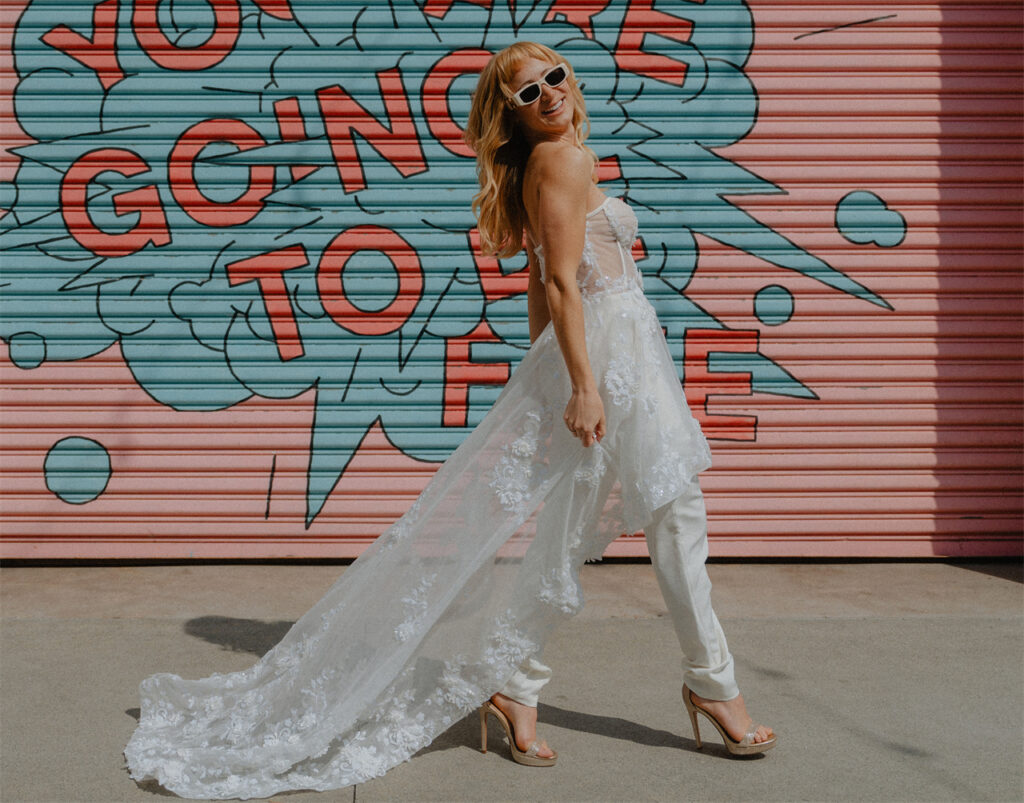 deep v neck white dress A Line Deep V Neck Ivory Simple Boho Wedding Dress Open Back Bridal Gown QW2579 US6 / Custom Color main image 0