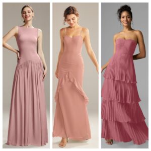 Pink Bridesmaid Dresses