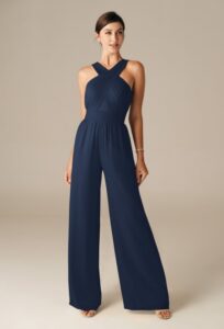 This full-length jumpsuit can be found in several lovely color options.